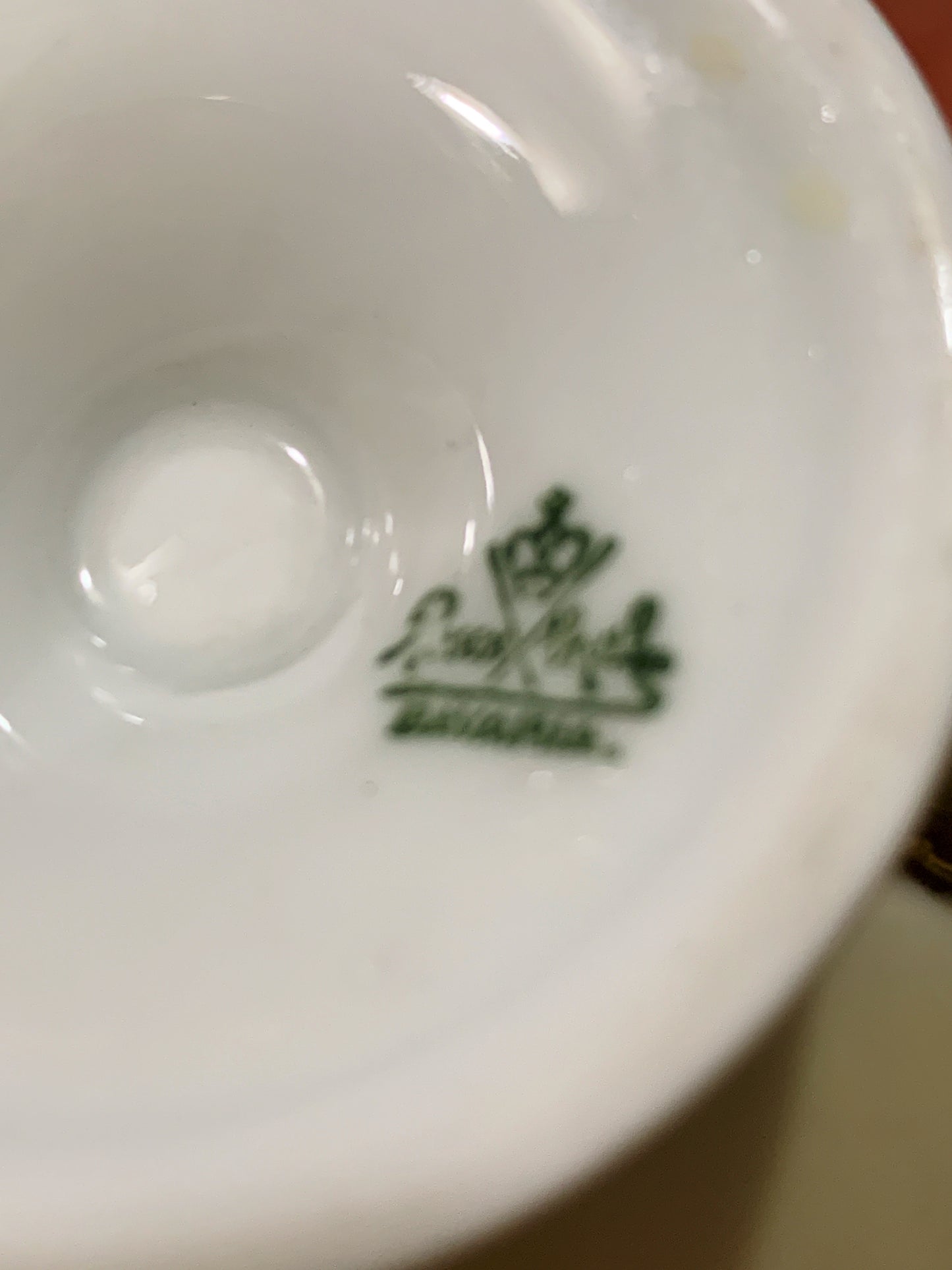 Rosenthal Hand Painted Tea Cup and Saucer with Grape Pattern Bavaria China Teacup