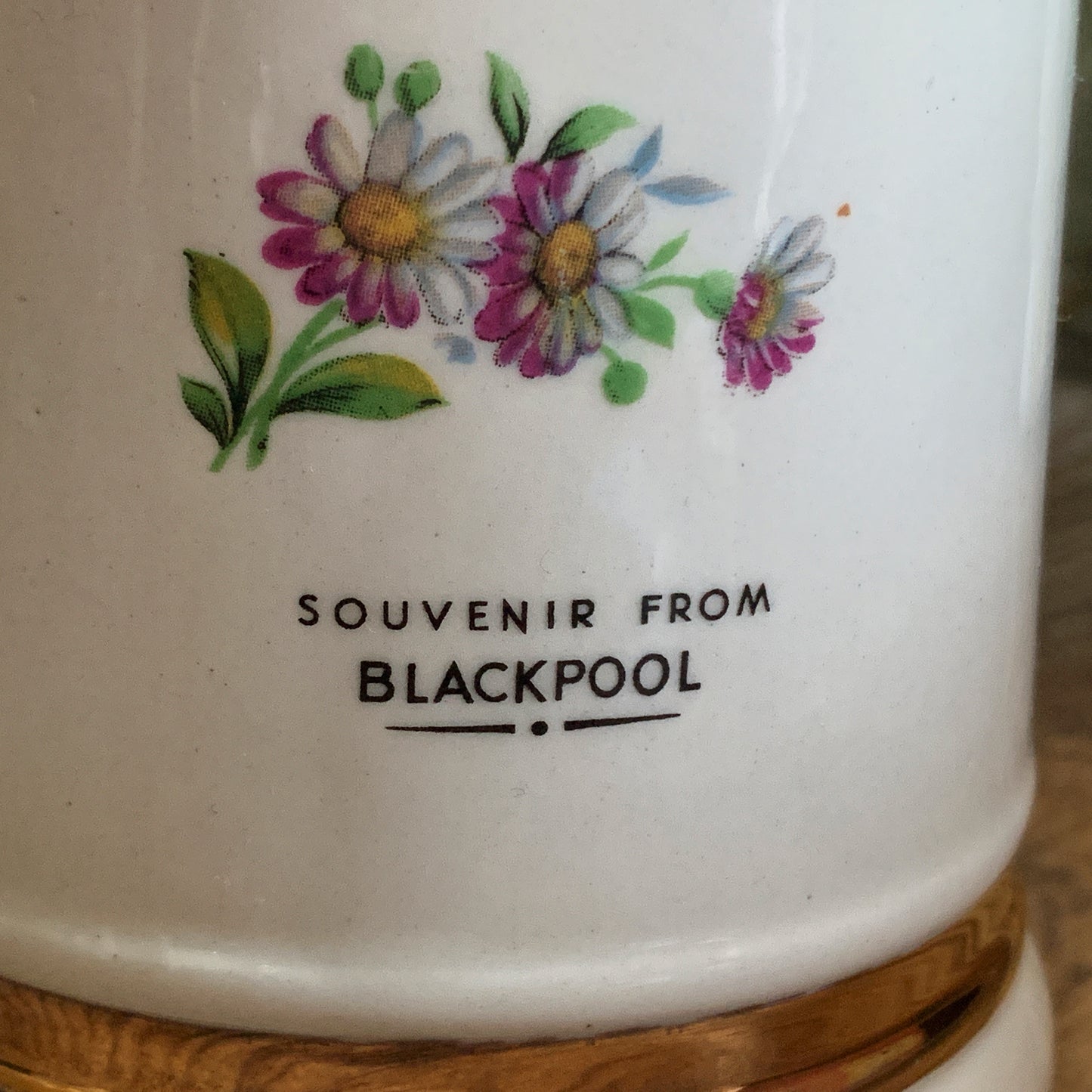 Blackpool Souvenir Mug Blackpool Tower City Scene Vintage Travel Souvenir