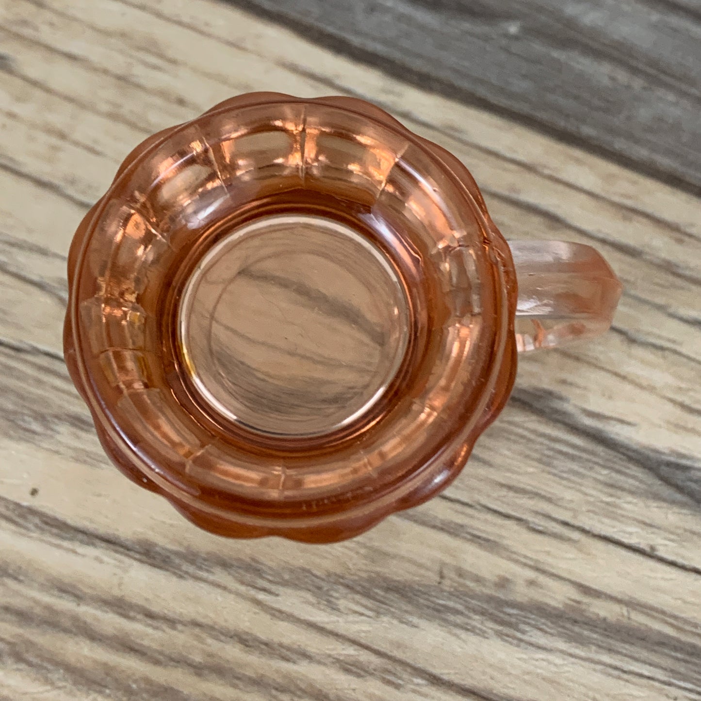 Pink Mini Beer Mug Shot Glass, Vintage Barware, Miniature Beer Stein, Vintage Pink Glass