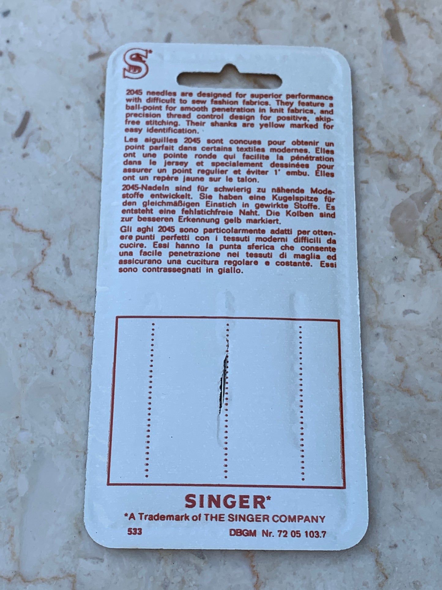 Vintage Sewing Notions, Needlebook, Needle Threader Vintage Packaging