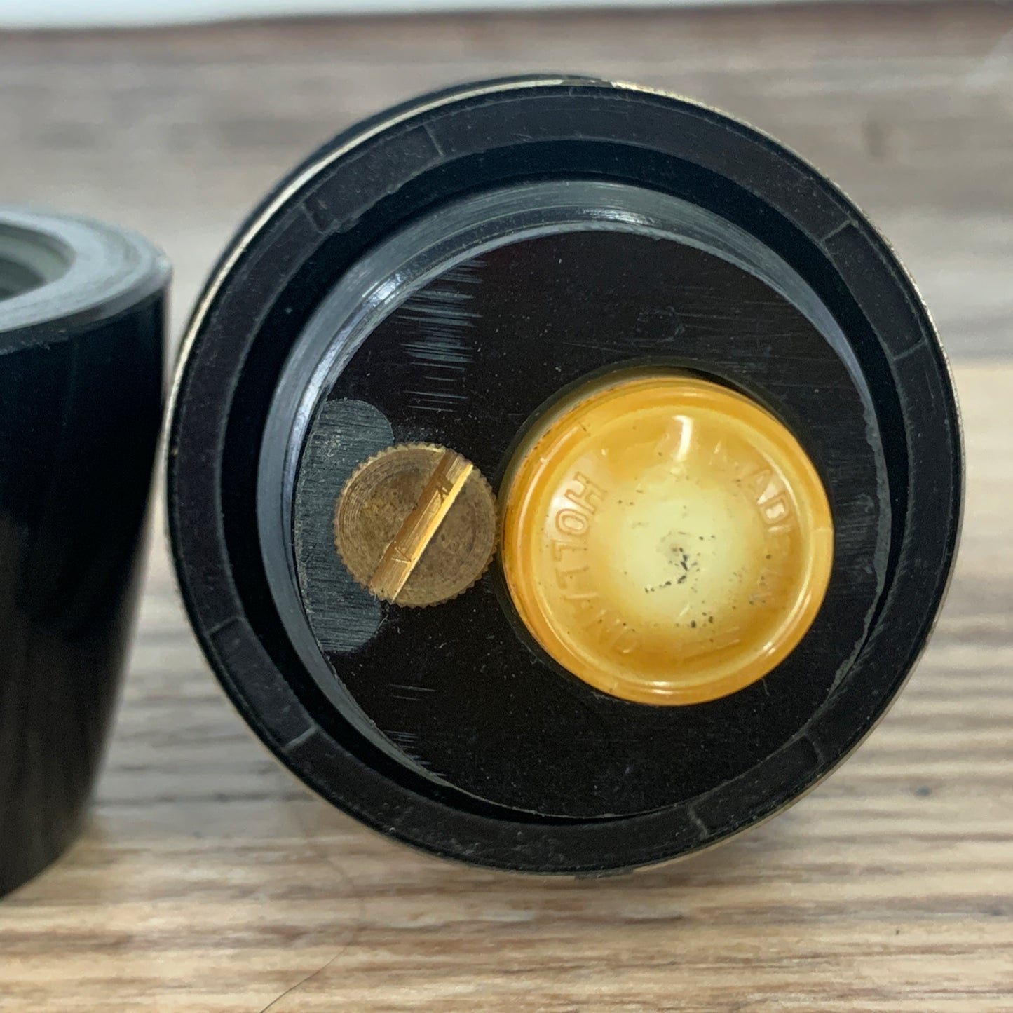 Black Vintage Table Lighter, Poppell Made in Holland