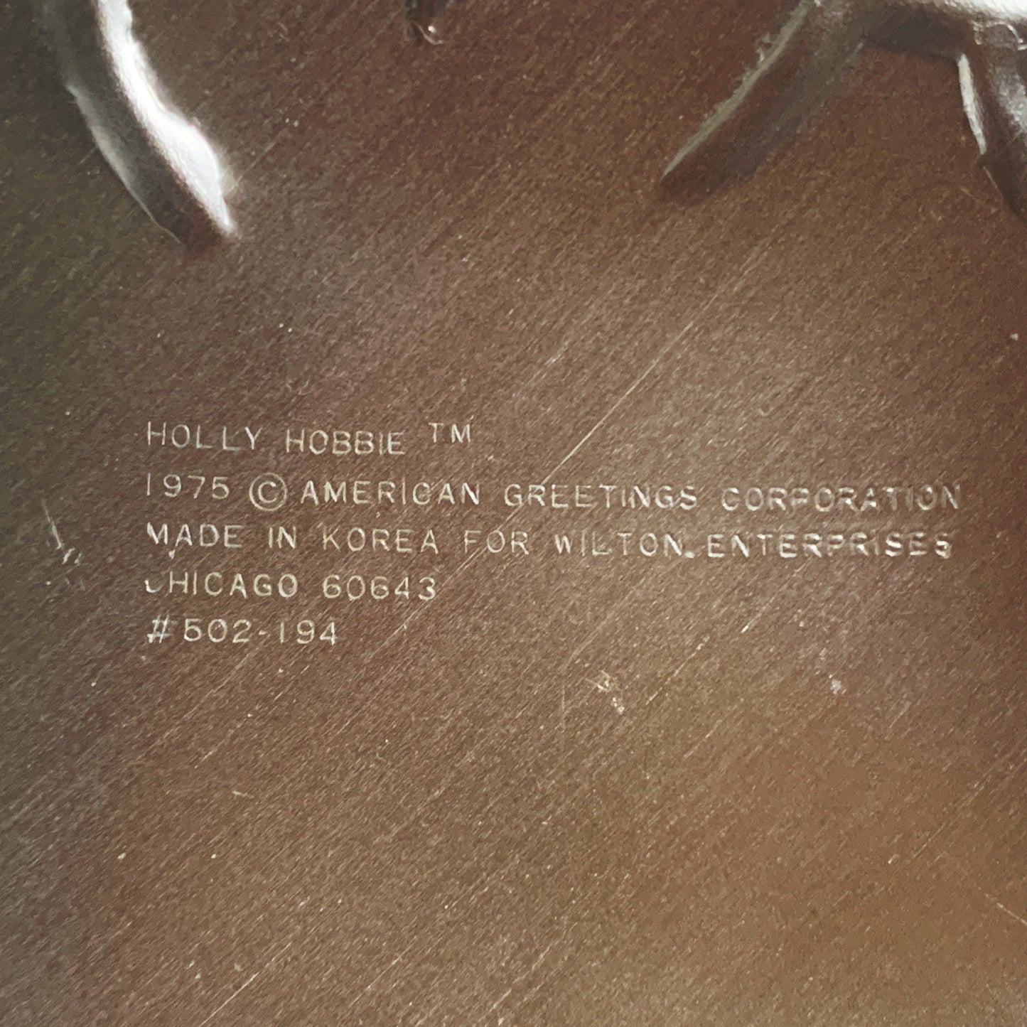 Holly Hobbie Vintage Wilton Cake Pan 1975 Wilton Aluminum Baking Pan