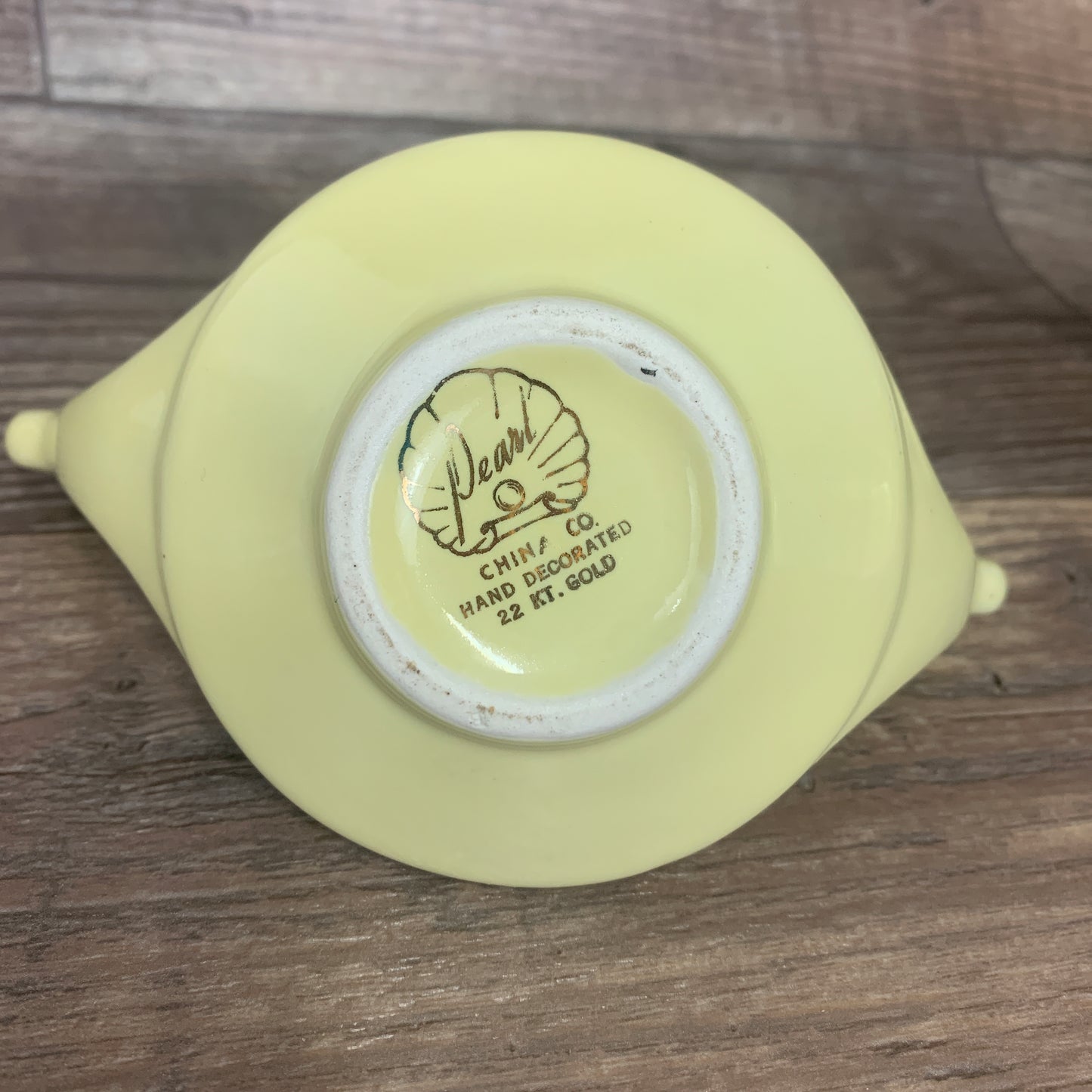 Yellow Tea Set, Vintage Teapot, Creamer, and Sugar Bowl