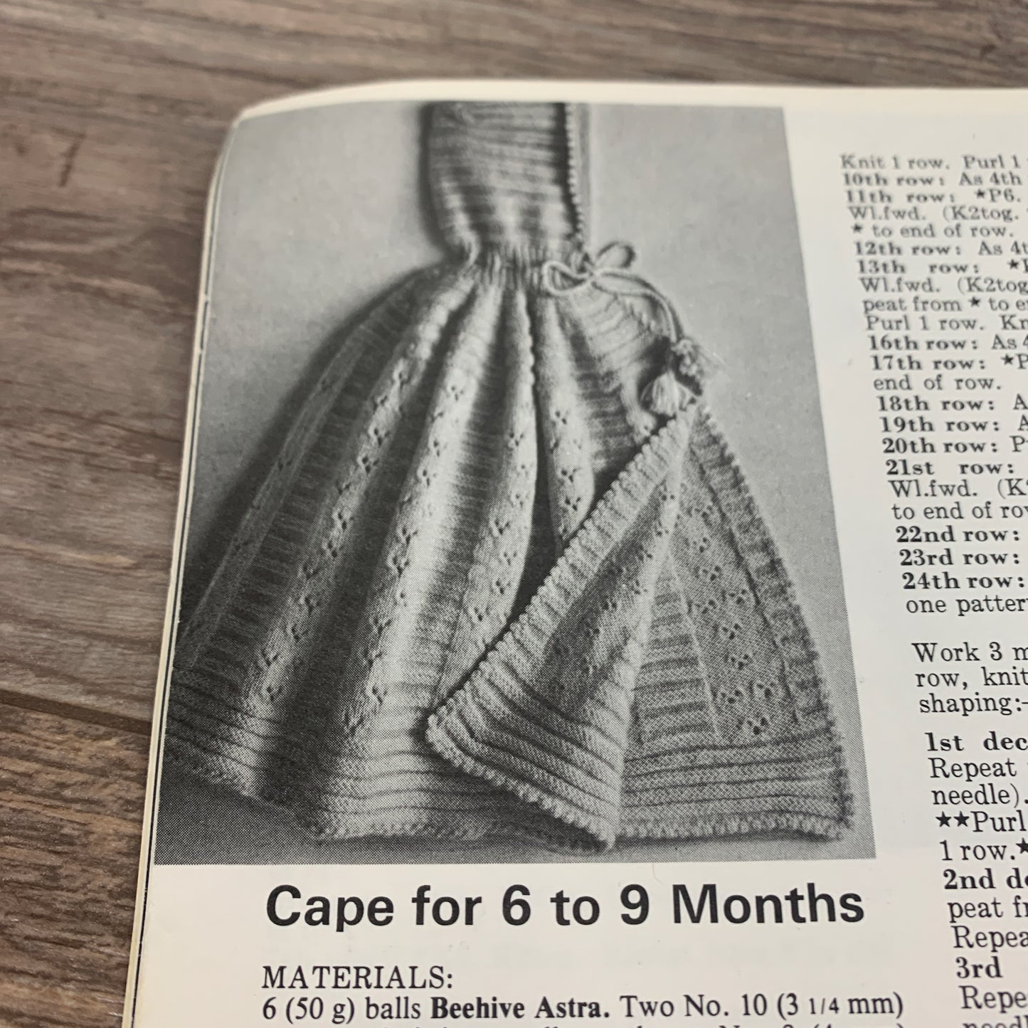 Baby Styles by Beehive Vintage Pattern Book, Baby Layettes Knit and Crochet Patterns for Babies