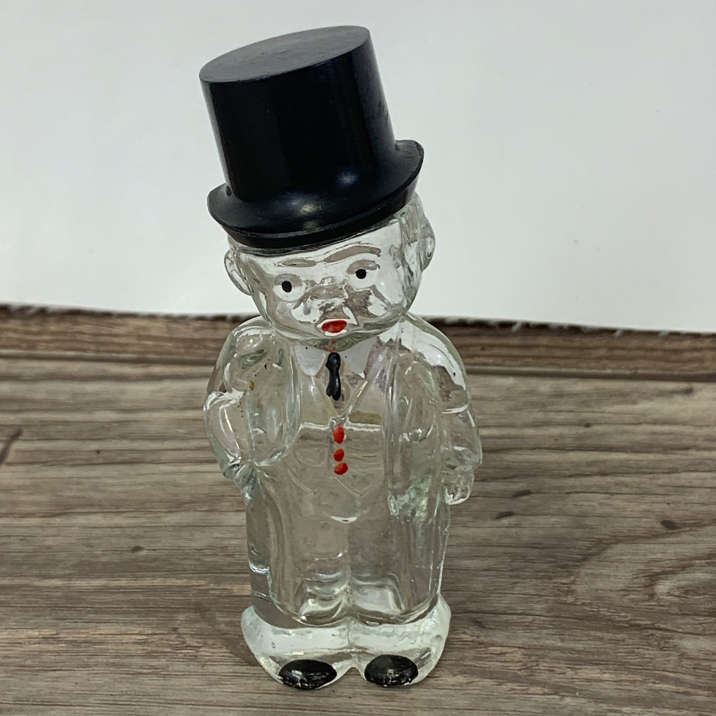 Vintage Perfume Bottle Man Shaped Mini Collectible Bottle