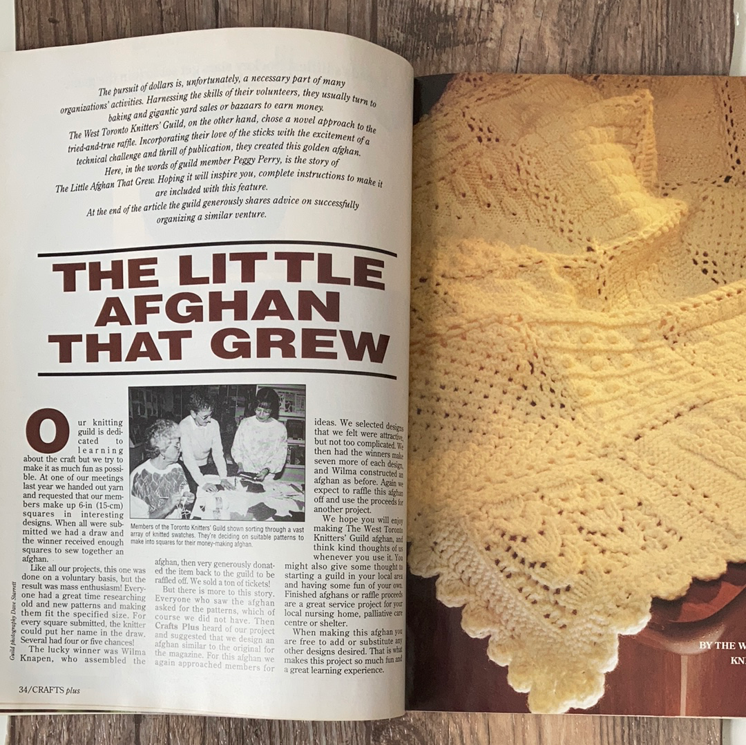 Crafts Plus October 1992 Canadas Craft and Needlework Magazine