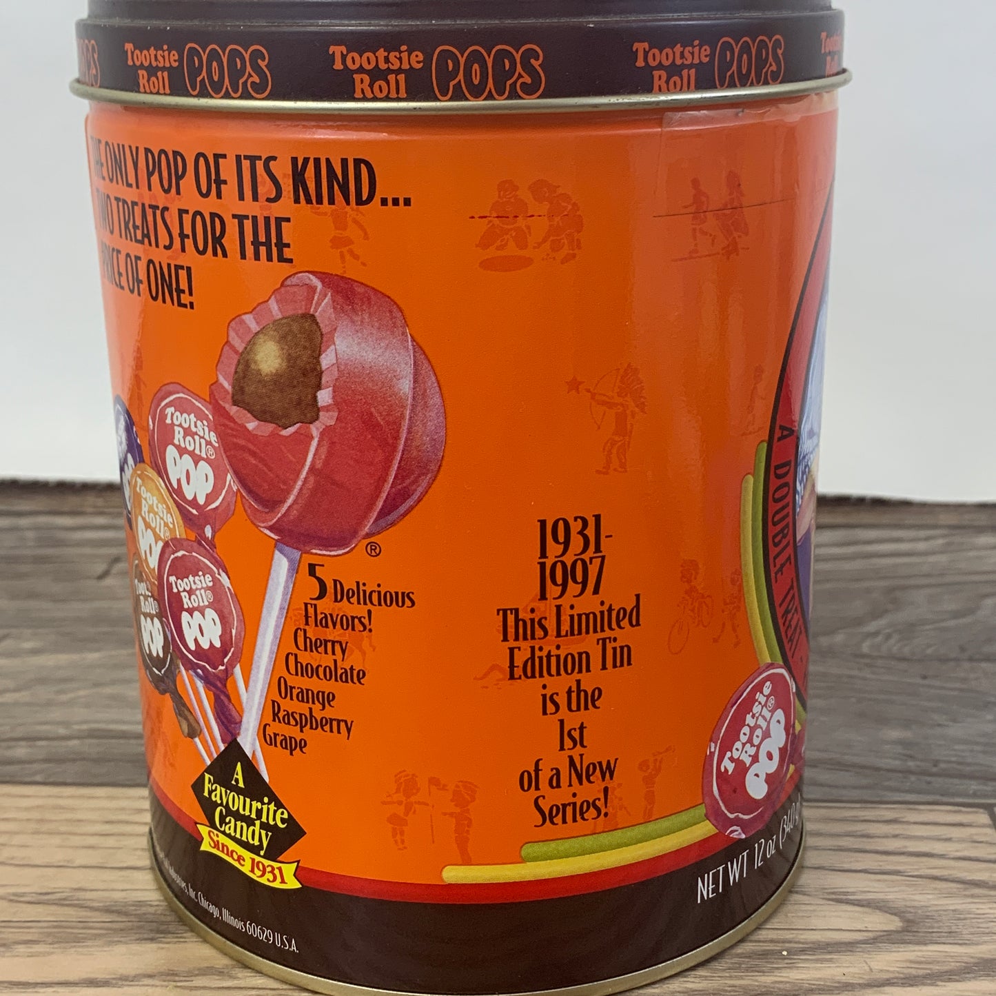 Tootsie Pop Tin 1931 - 1997 Limited Edition Tin 1st of Series