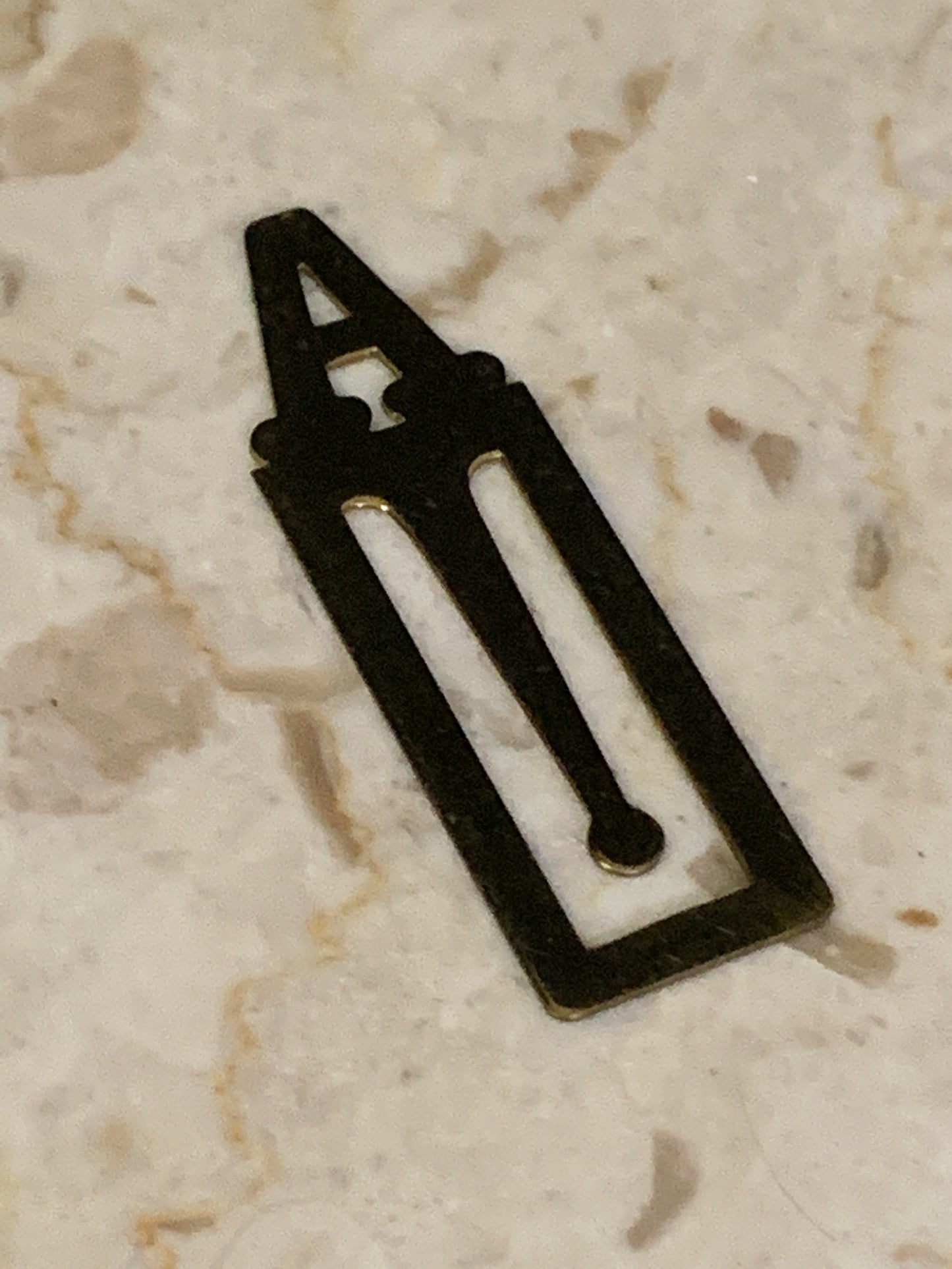 Letter A Monogram Money Clip