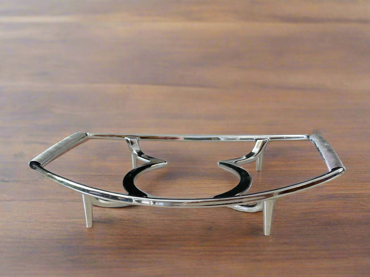 Small Corningware Silver Trivet Casserole Carrying Rack Casserole Holder