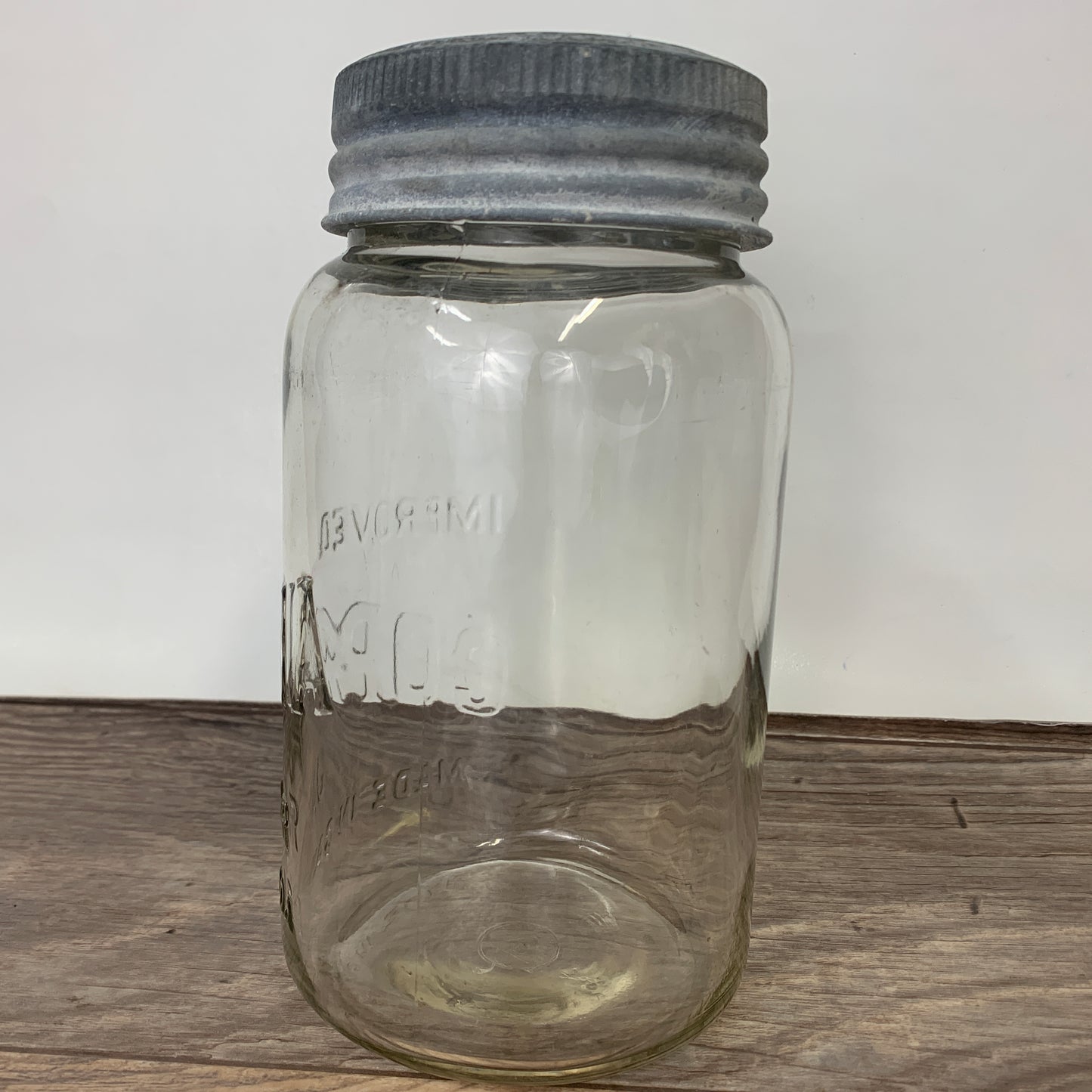 Improved Corona Made in Canada Fruit Jar Quart Size