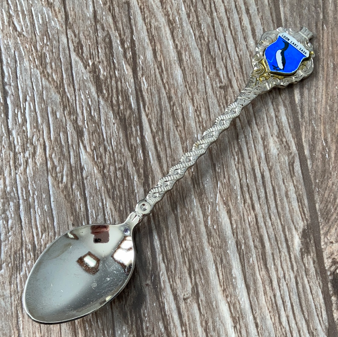 Loon Lake Saskatchewan Canada Vintage Souvenir Spoon