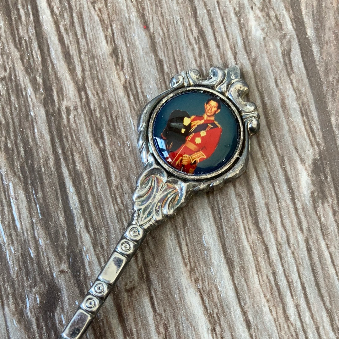 Young Prince Charles British Royal Vintage Collectible Souvenir Spoon Vintage Royalty Memorabilia