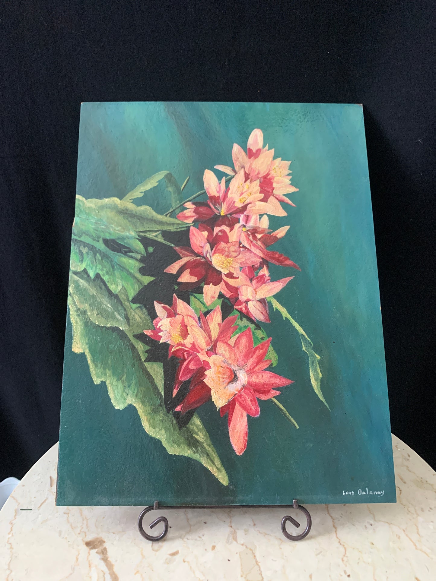 Acrylic on Board Floral