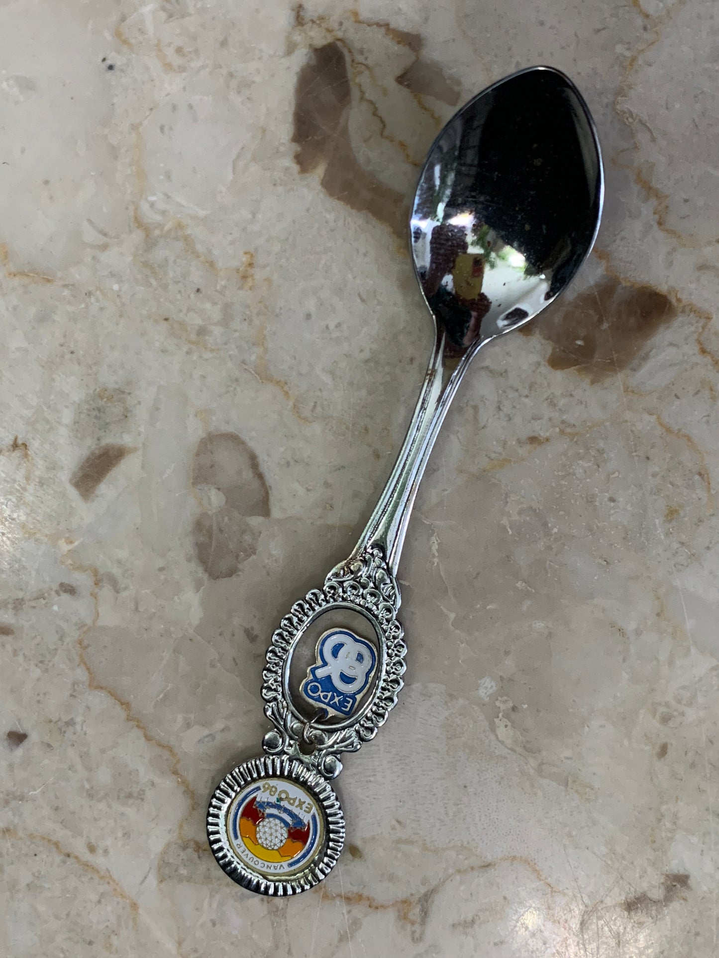 Expo 86 Collector Spoons Vintage Travel Souvenir Spoons Vancouver Expo 86