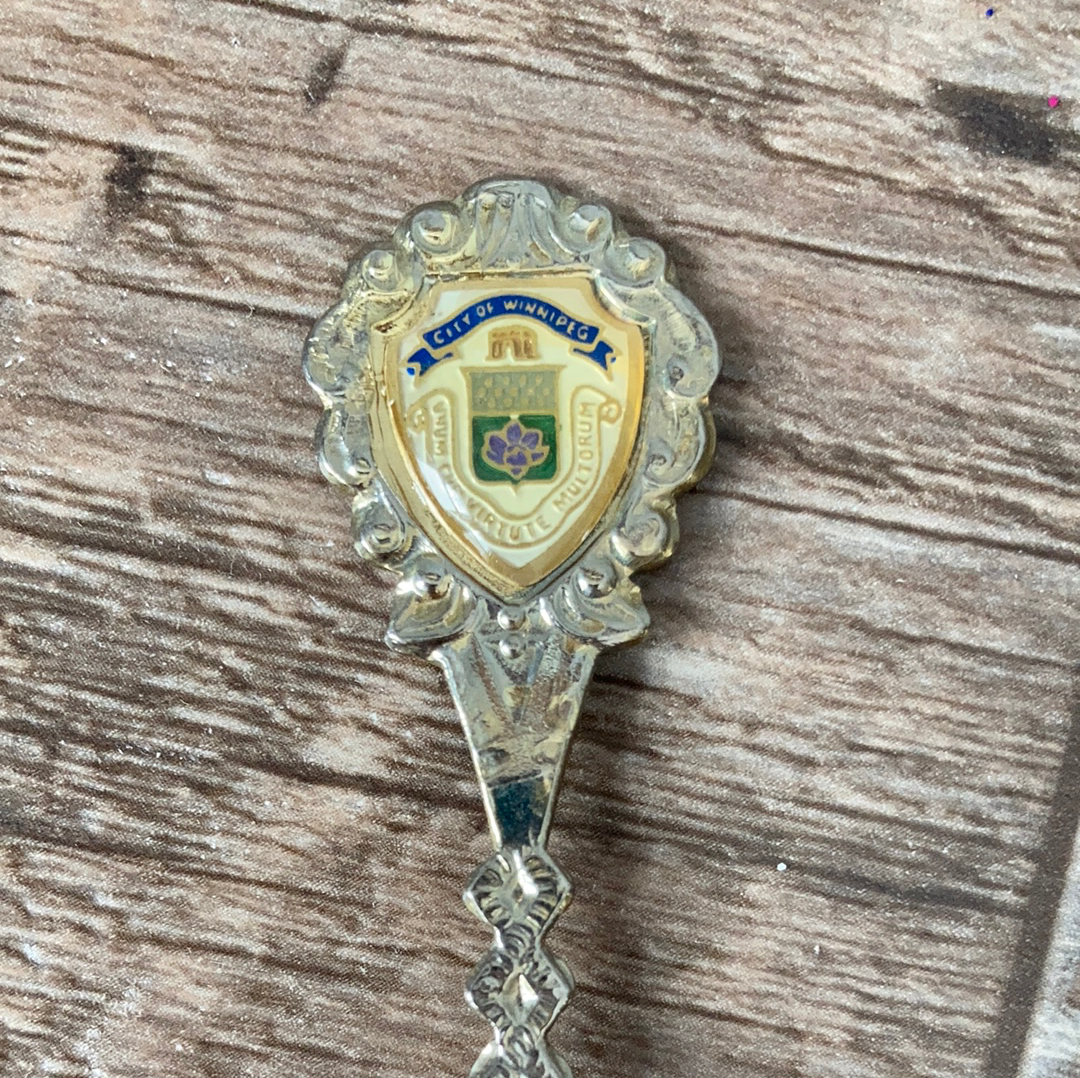 7 British Columbia Alberta and Manitoba Canada Collectible Souvenir Spoons