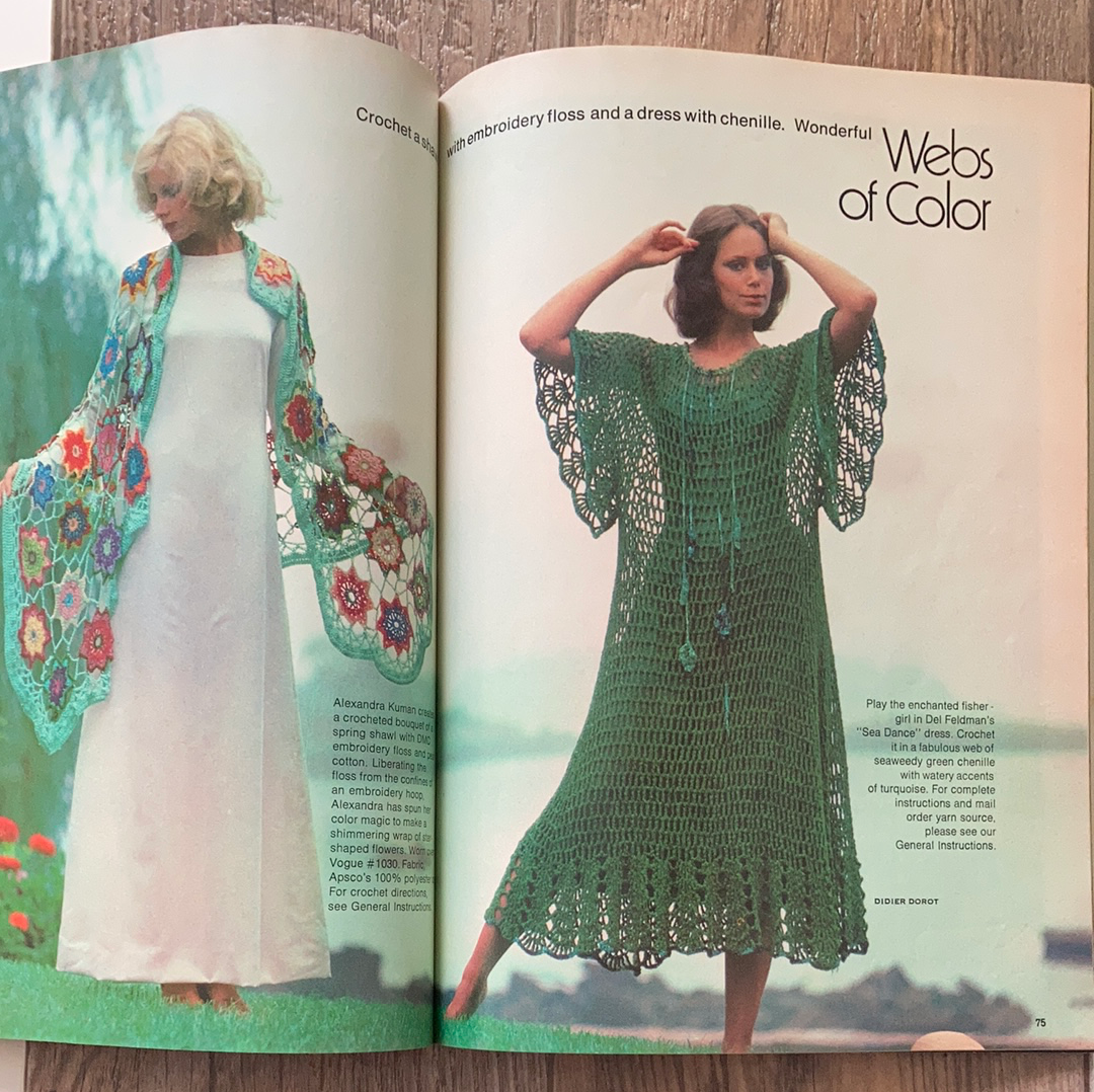 Vintage Needle and Craft Magazine Spring Summer 1976 edition