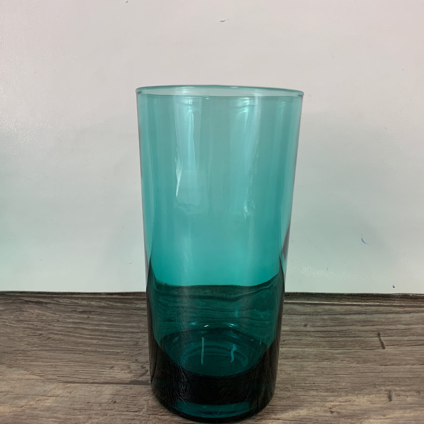 Cocktail Glasses Vintage Teal Green Juice Glass Set of 5 Tall