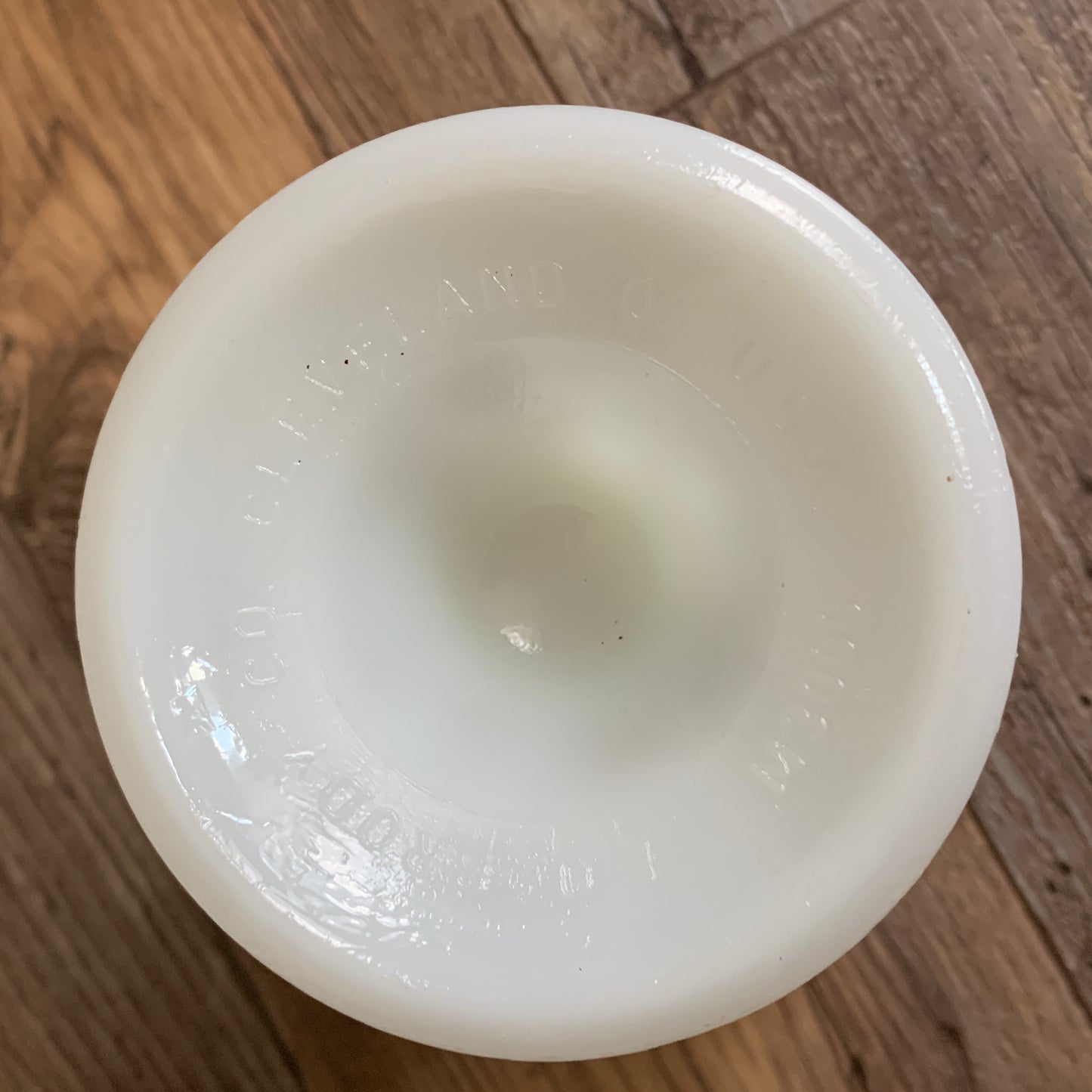 EO Brody Milk Glass Planter Vintage Milk Glass Planter