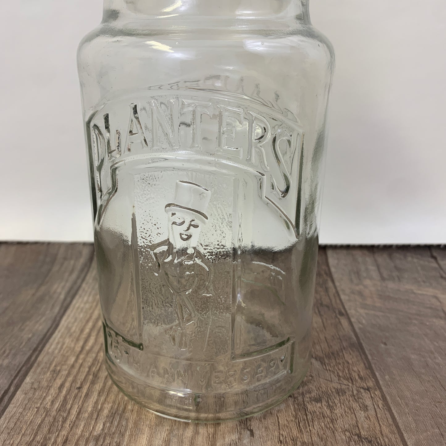 Planters Peanuts 75th Anniversary Jar, Vintage 80s Kitchen Storage Jar, Vintage Advertising Collectible Gift
