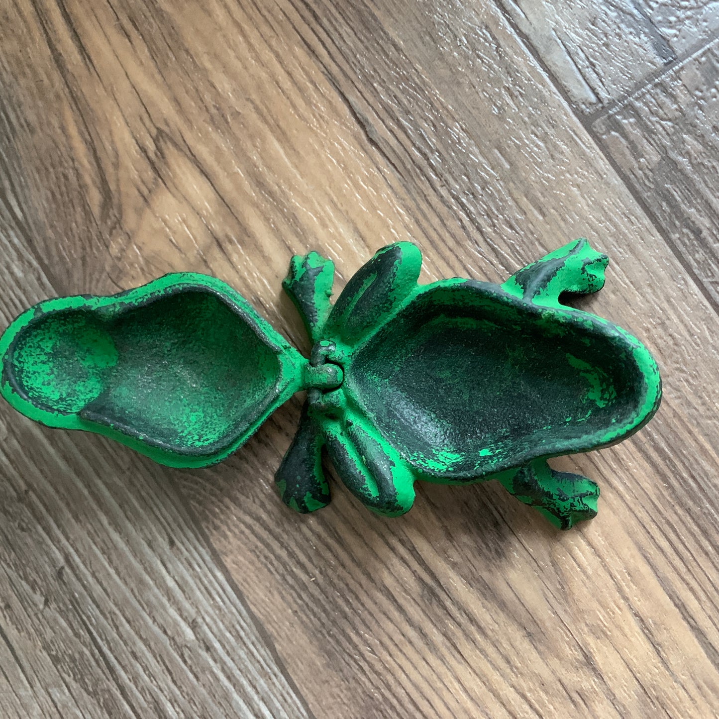Cast Metal Frog Trinket Box Frog