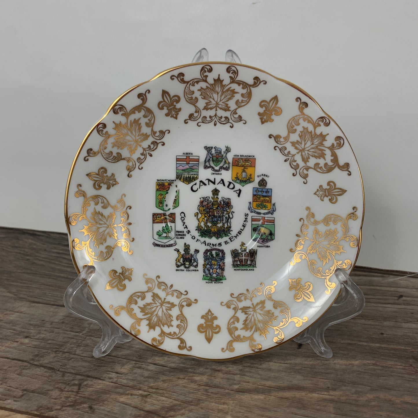 Vintage Paragon Teacup Canadian Coat of Arms