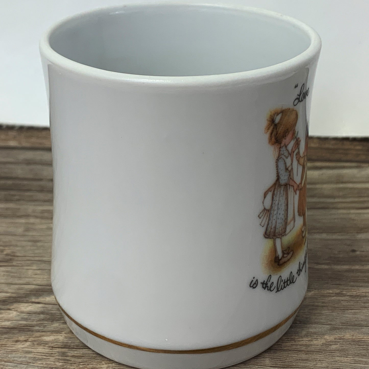 Holly Hobbie Porcelain Cup Love is the Little Things You Do