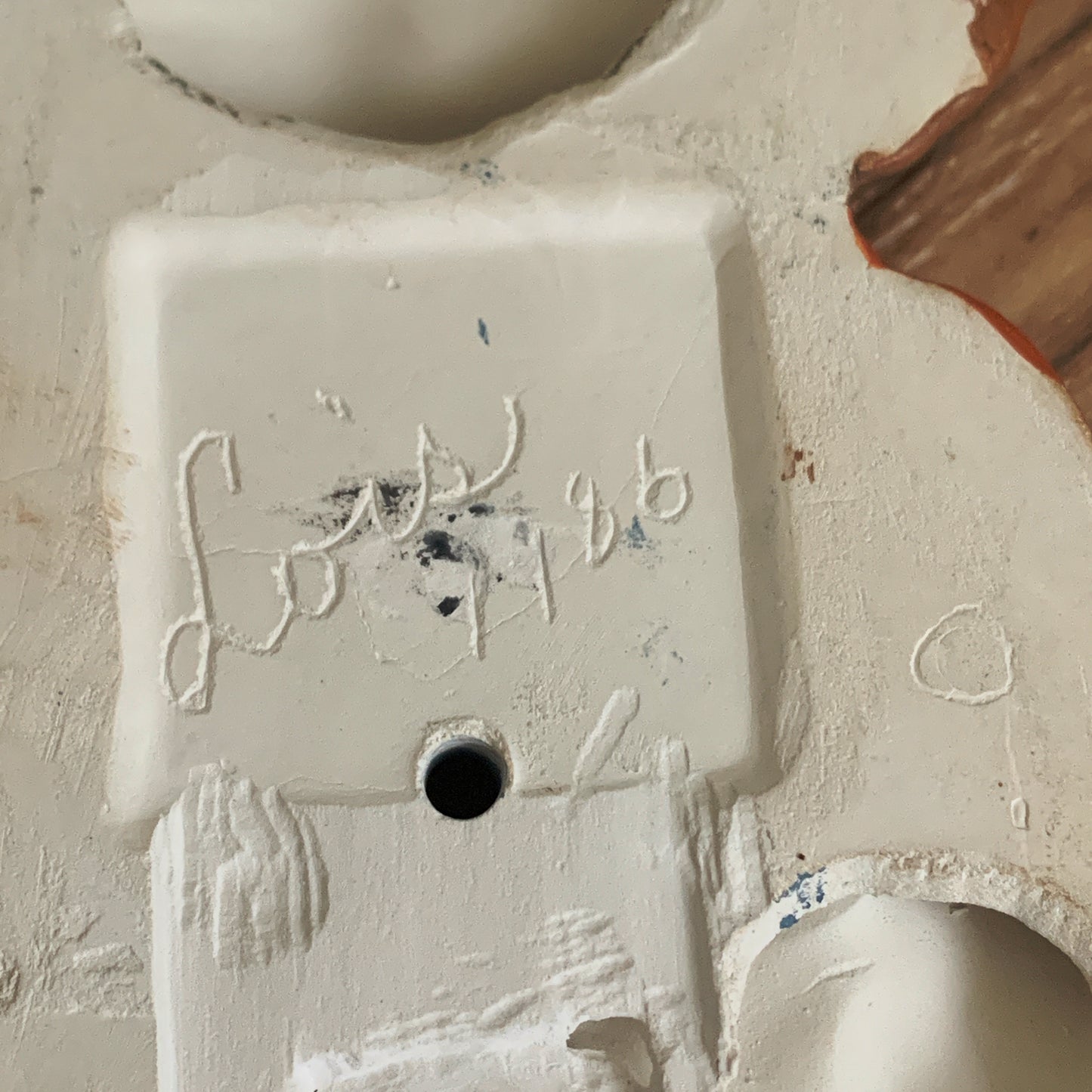 Vintage Ceramic Switch Plates Hand Painted Little Boy Light Switch Cover