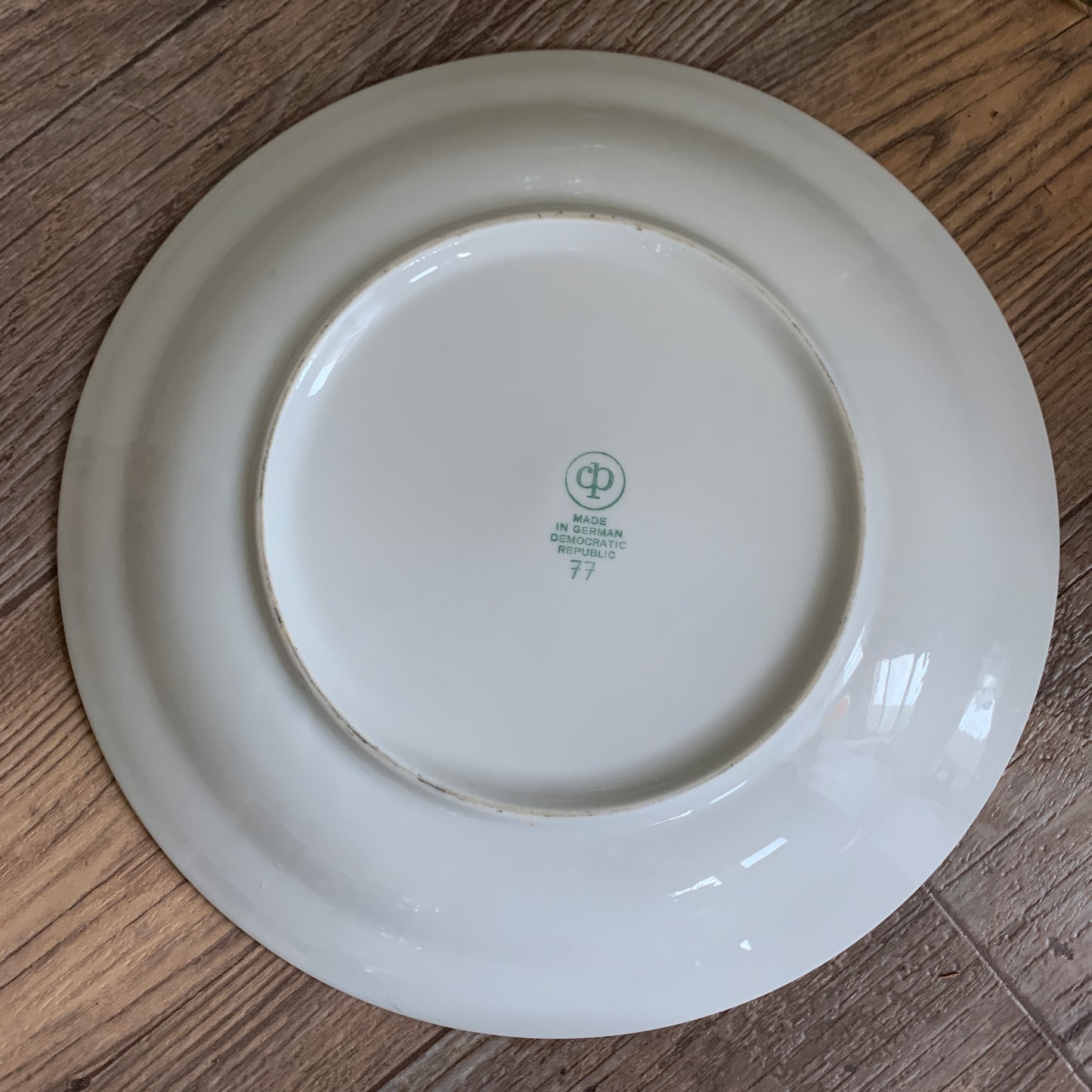 Vintage German Porcelain Dinner Plates with Colourful Floral Pattern