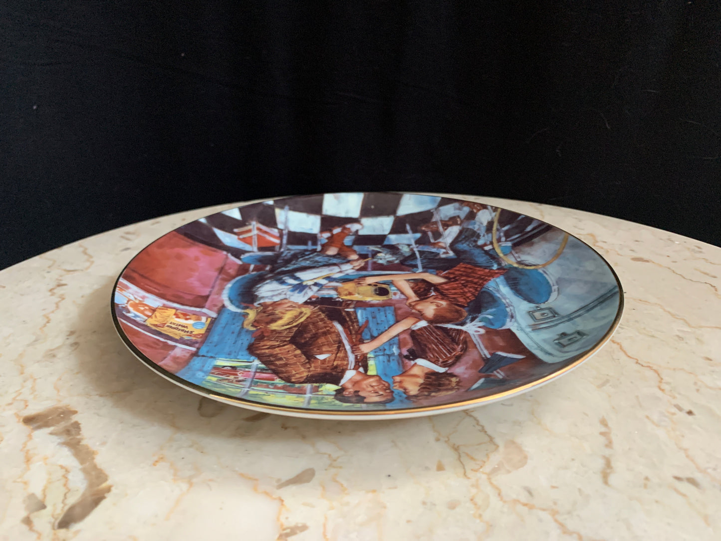 Shredded Wheat Breakfast Through the Ages Collector’s Plate