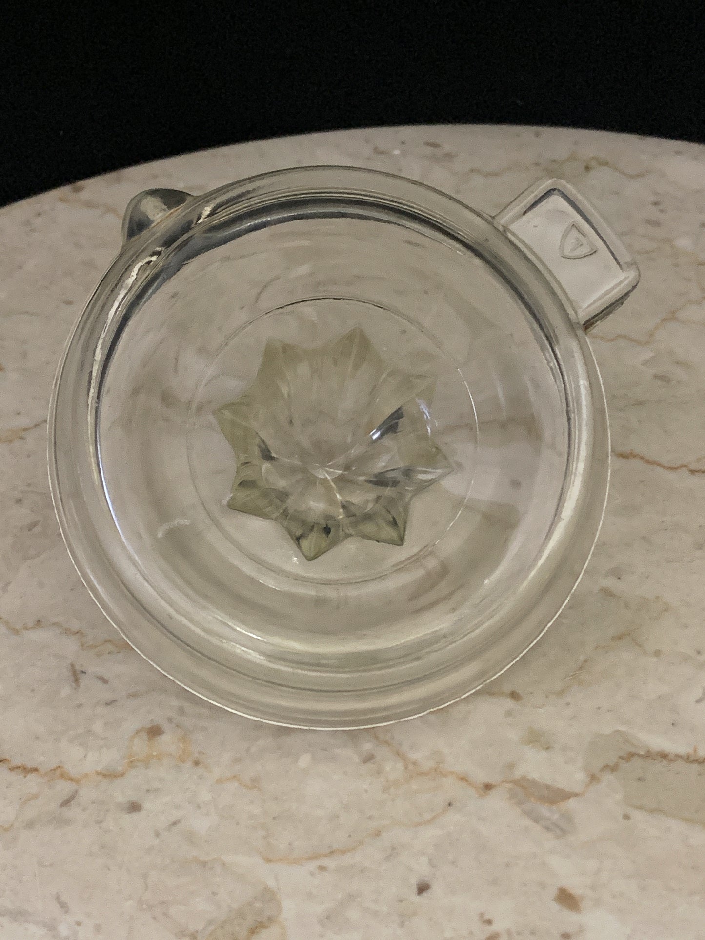 Federal Glass Mini Juice Press Vintage Glass Juice Reamer
