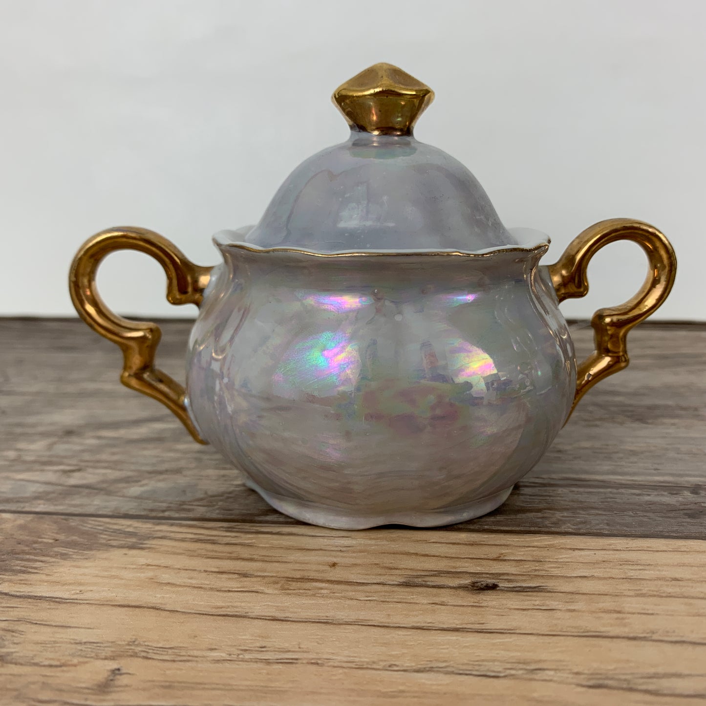 Japan Lustreware Cream and Sugar Set