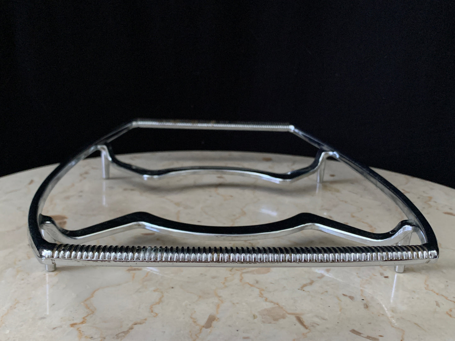 Corning Ware Silver Metal Trivet Large Casserole Holder