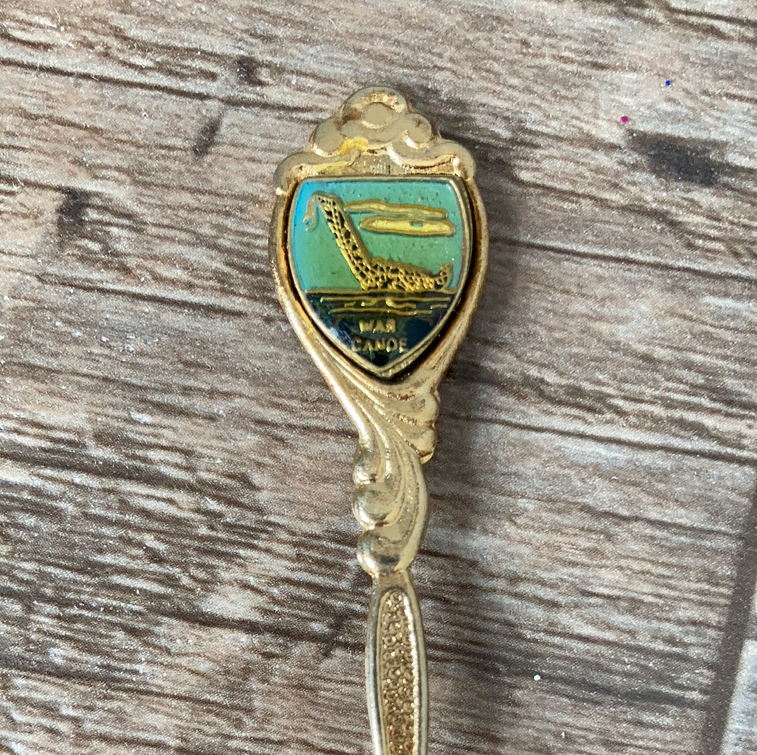 7 British Columbia Alberta and Manitoba Canada Collectible Souvenir Spoons