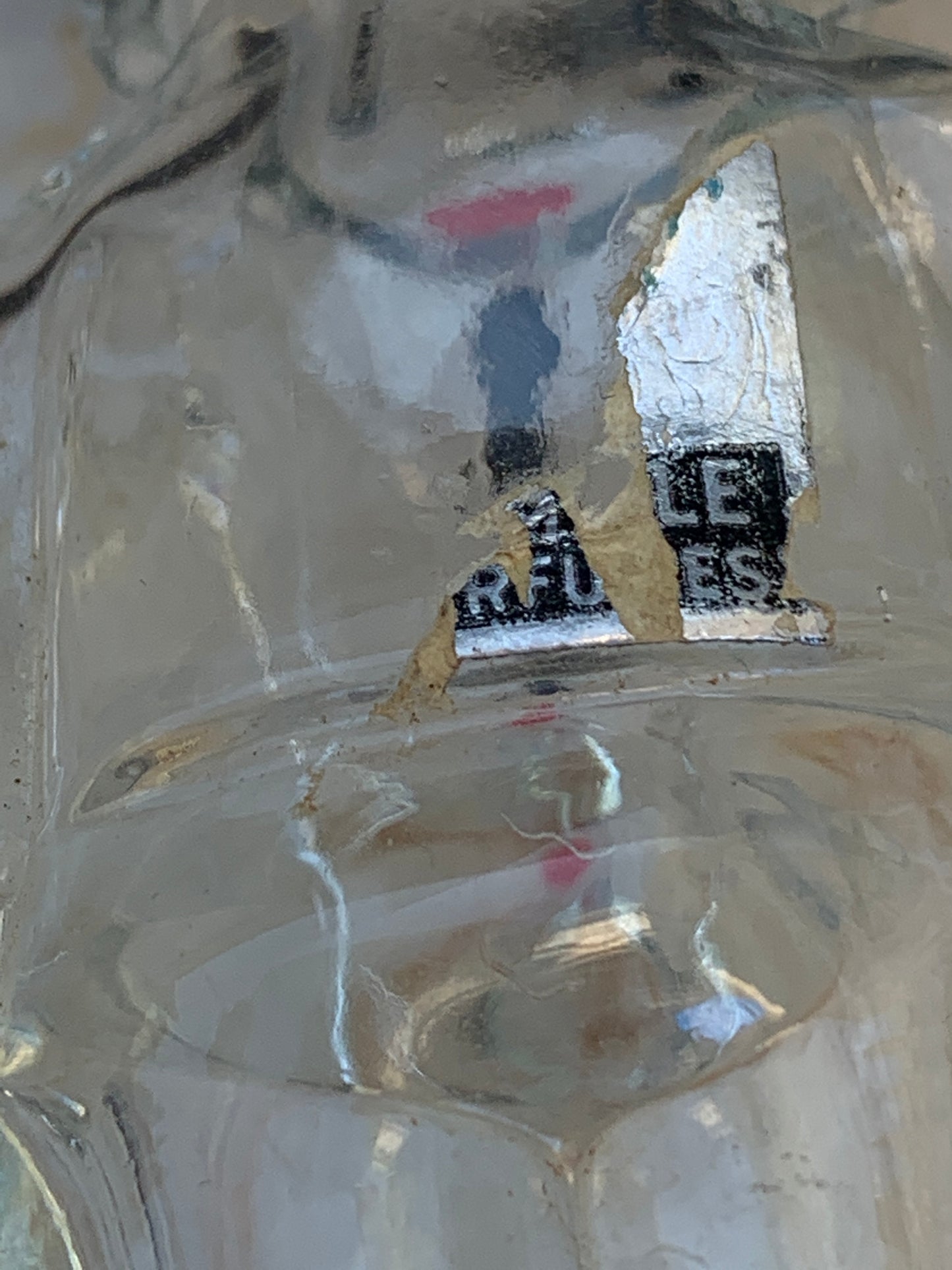 Vintage Perfume Bottle Man Shaped Mini Collectible Bottle