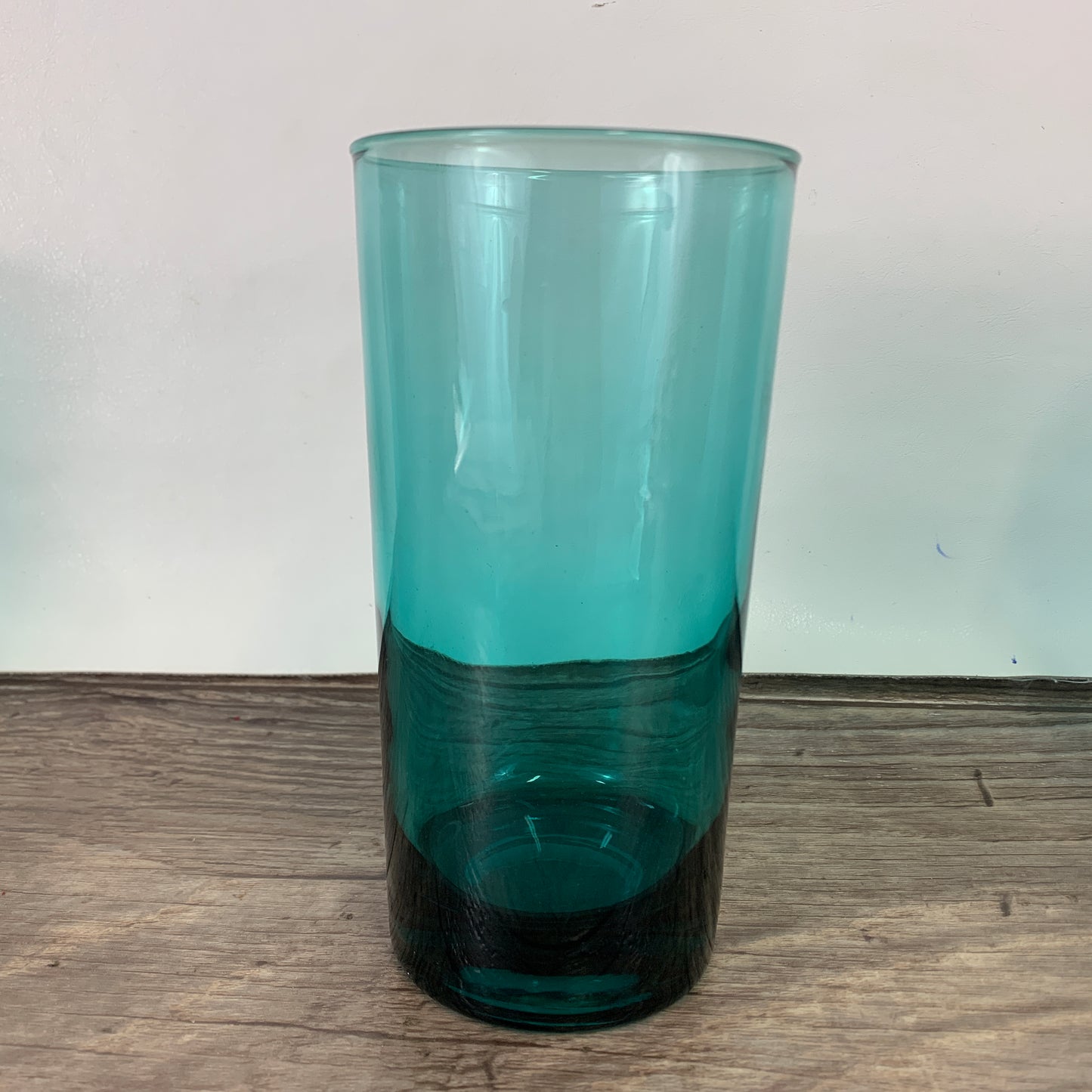 Cocktail Glasses Vintage Teal Green Juice Glass Set of 5 Tall