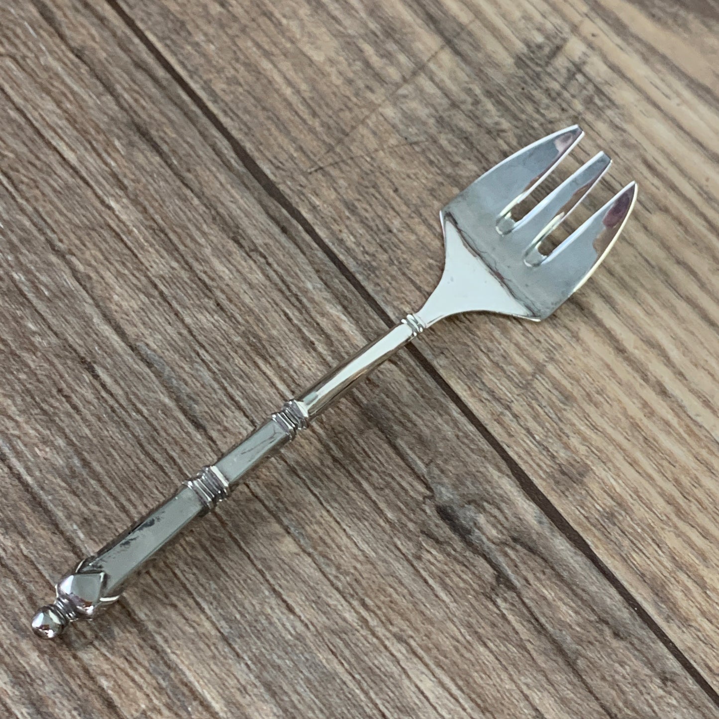 Set of 6 Dessert Forks with Square Handles
