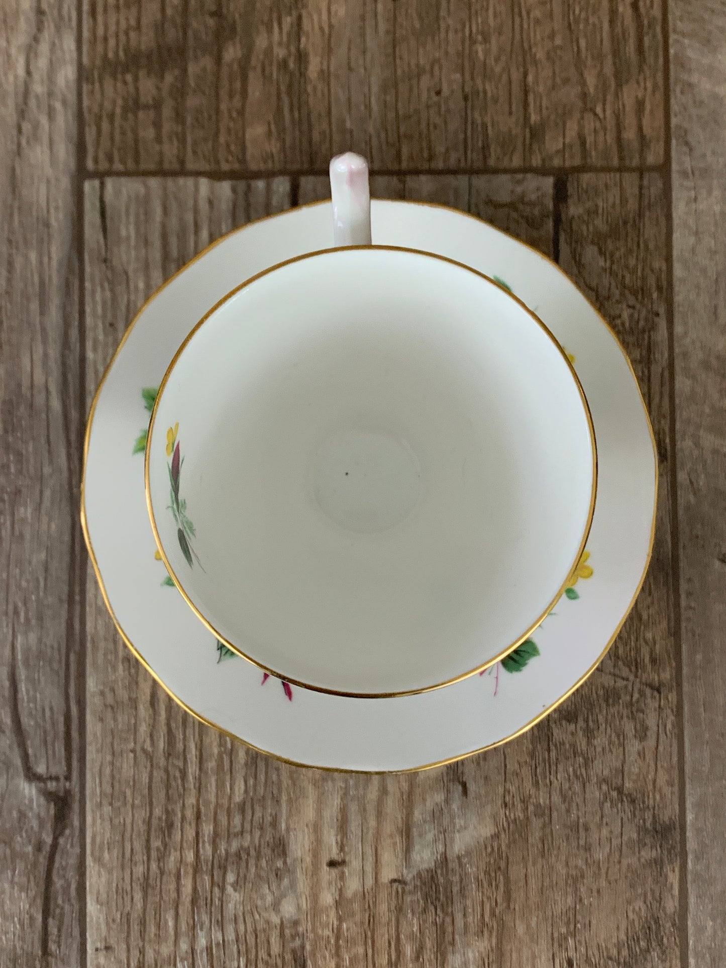 Pink and Red Floral Teacup and Saucer Gifts for Mom Vintage China Teacups