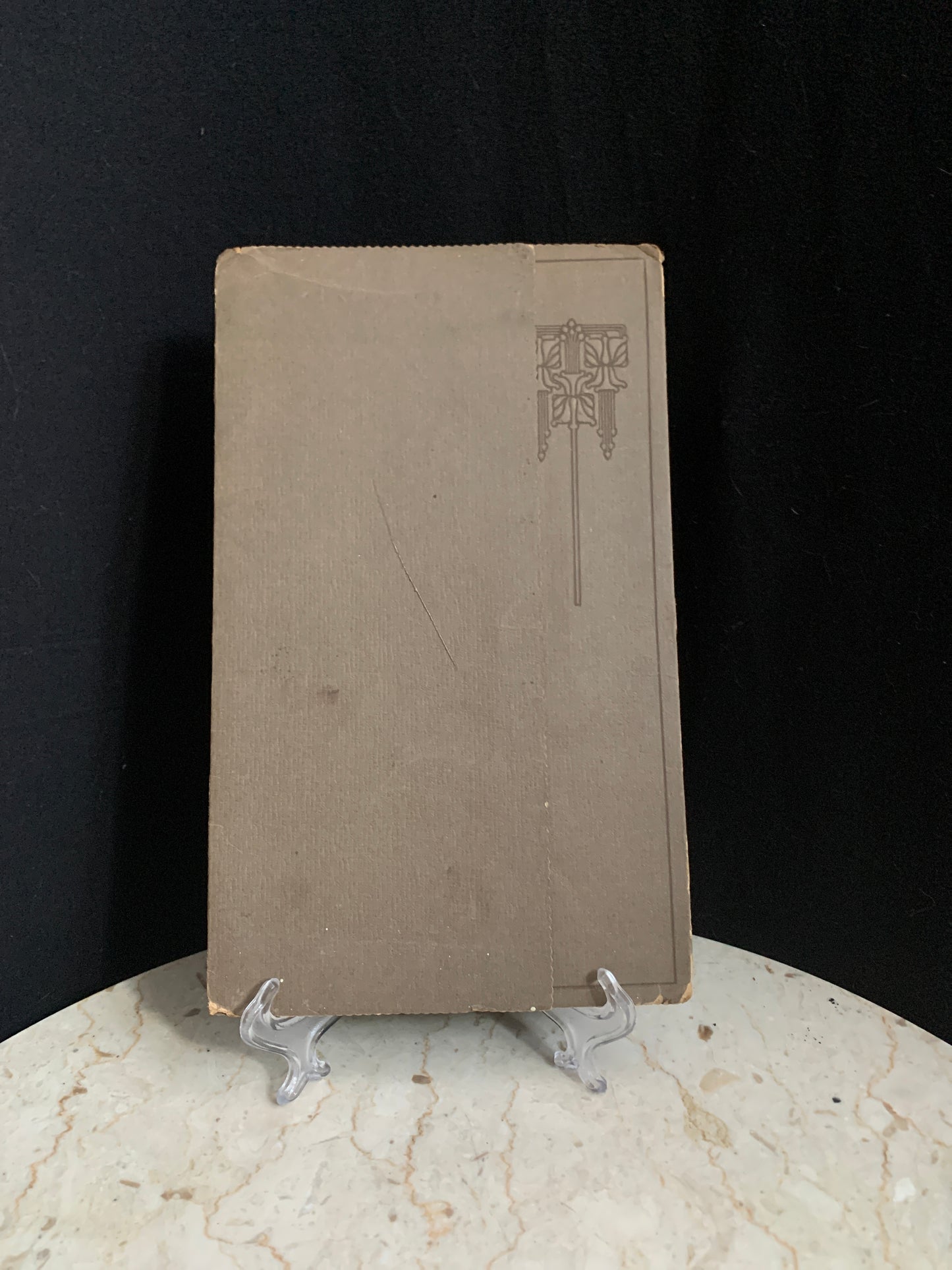 Vintage Sepia Photo in Paper Frame