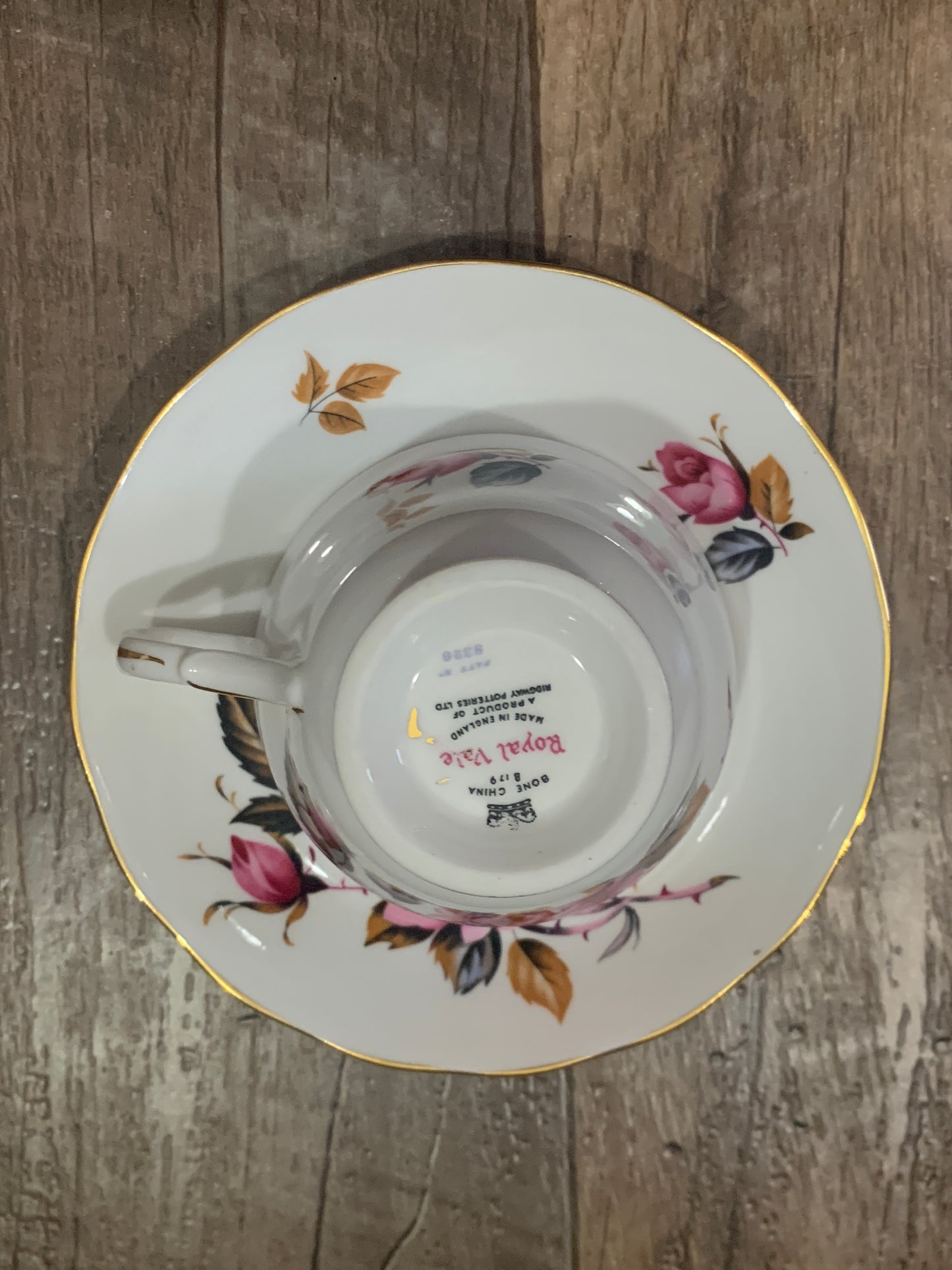 Pink Roses Vintage Teacup and Saucer Mothers Day Gift Grand Millennial Gifts