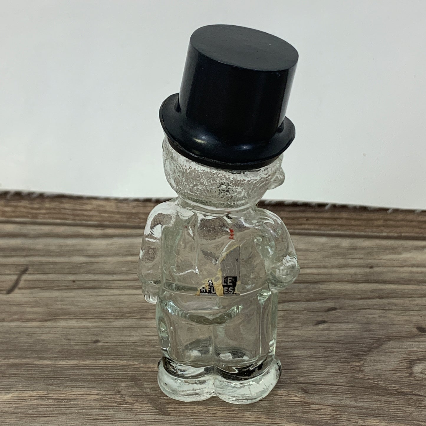 Vintage Perfume Bottle Man Shaped Mini Collectible Bottle