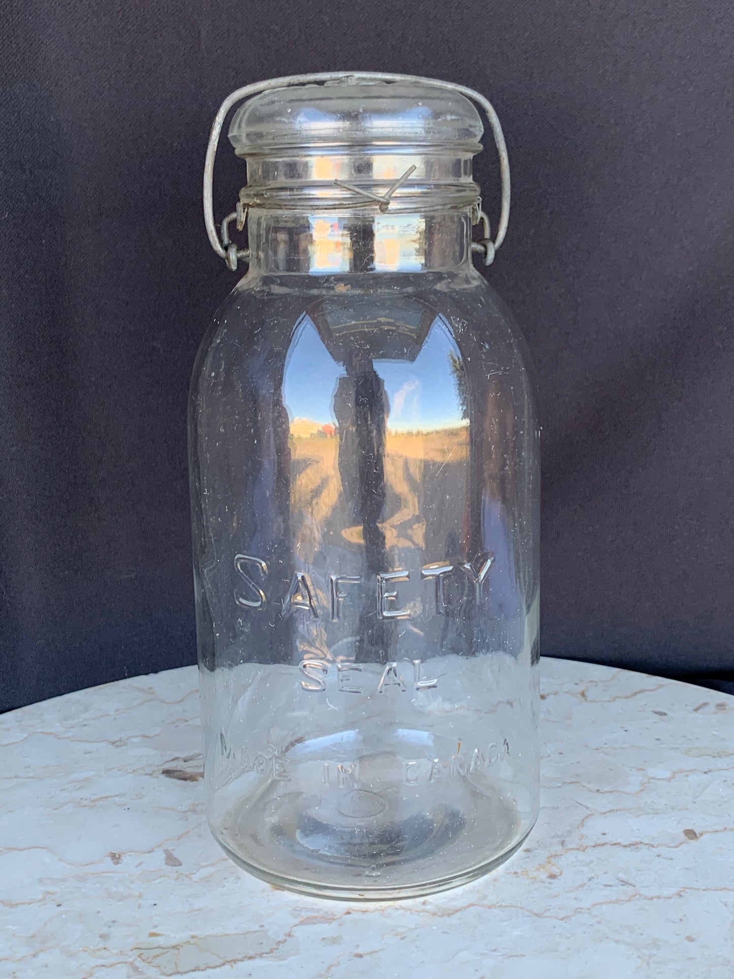 Swing Top Safety Seal Jar Antique Canning Jar