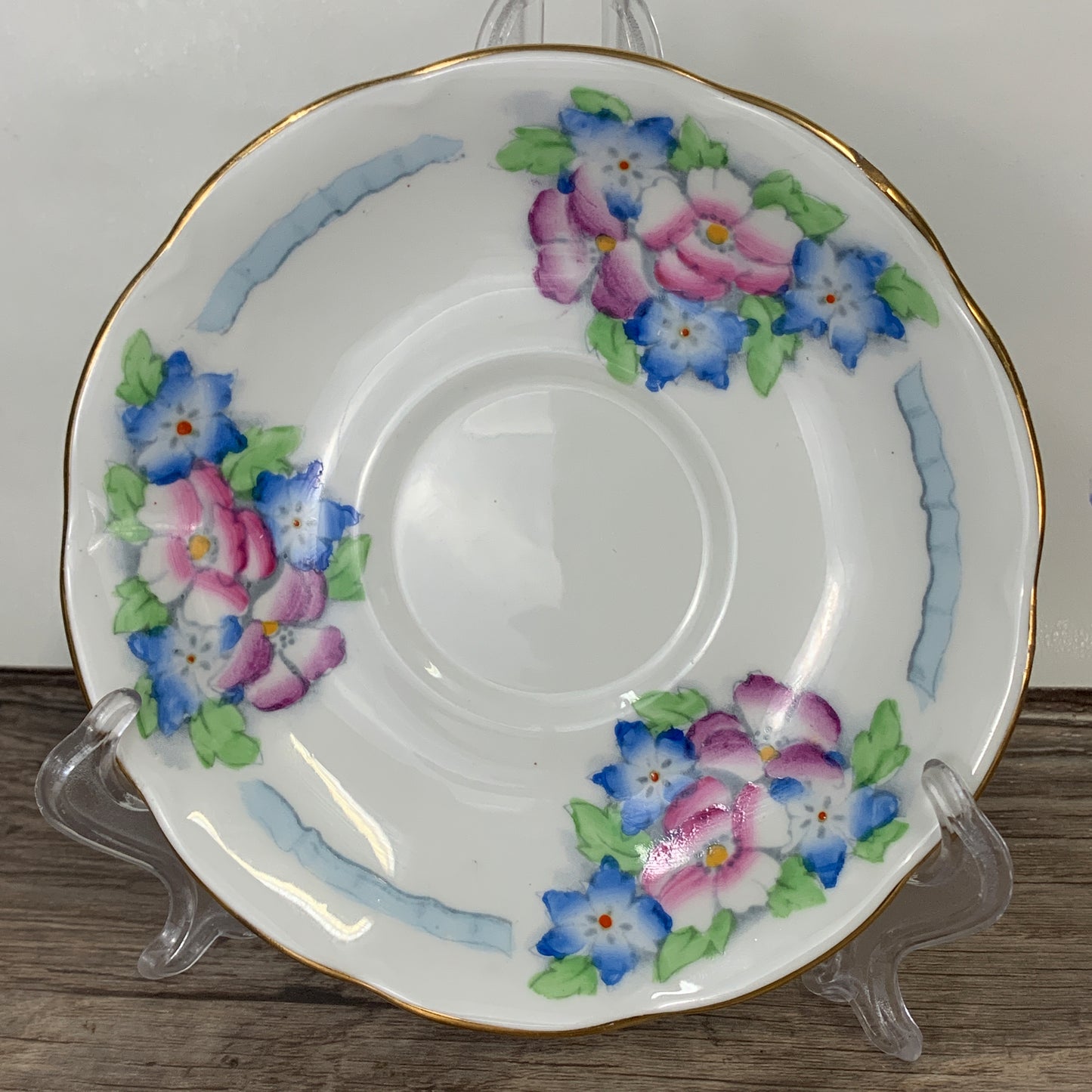 Antique Royal Albert Hand Painted Teacup and Saucer Set