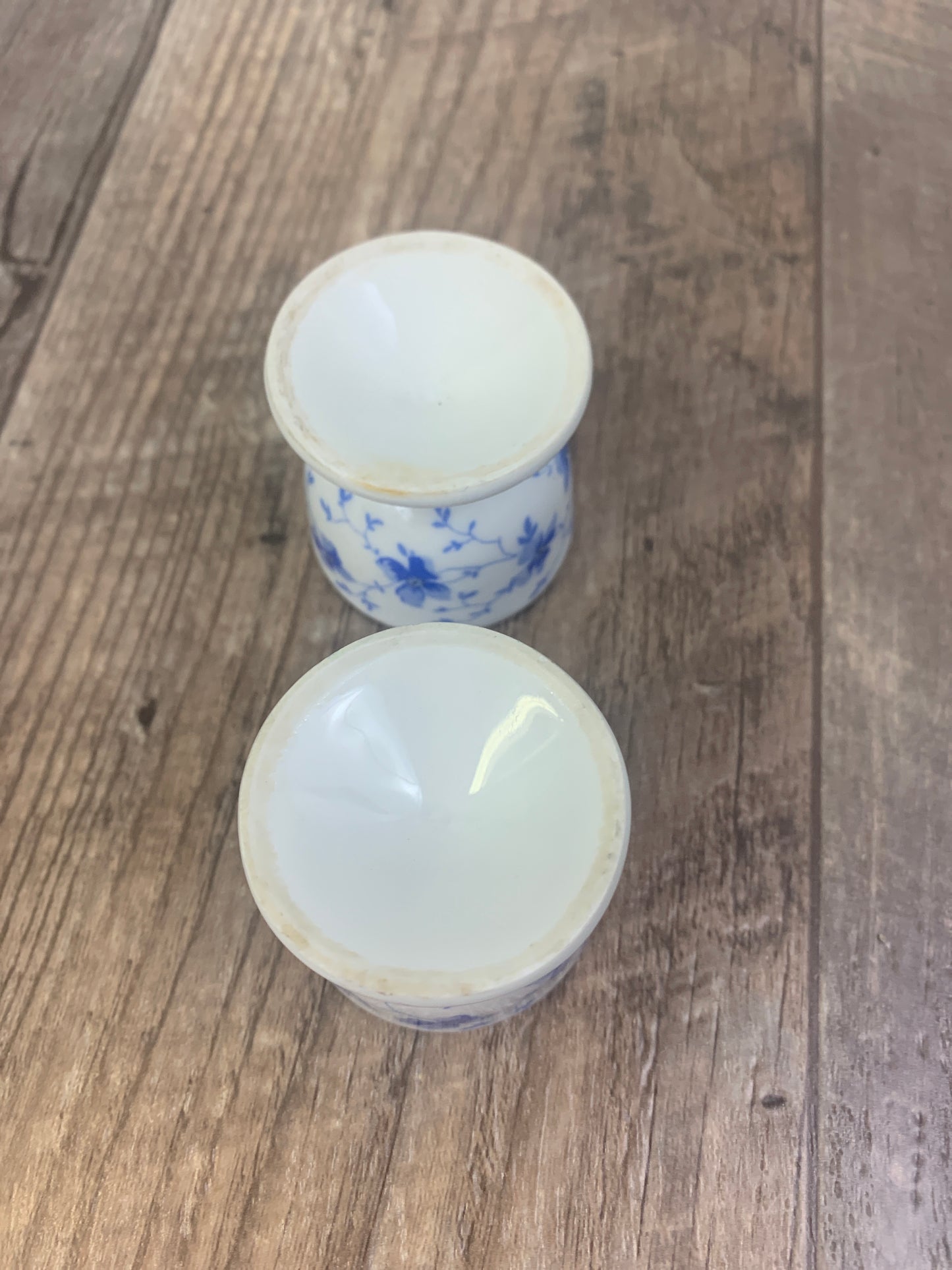 Arzberg Germany Blue Floral Egg Cups