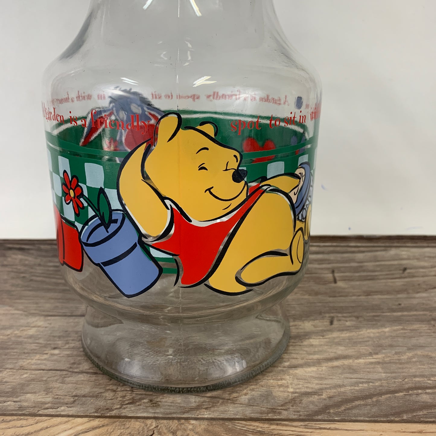 Winnie and Eeyore Juice Carafe Anchor Hocking Juice Jug