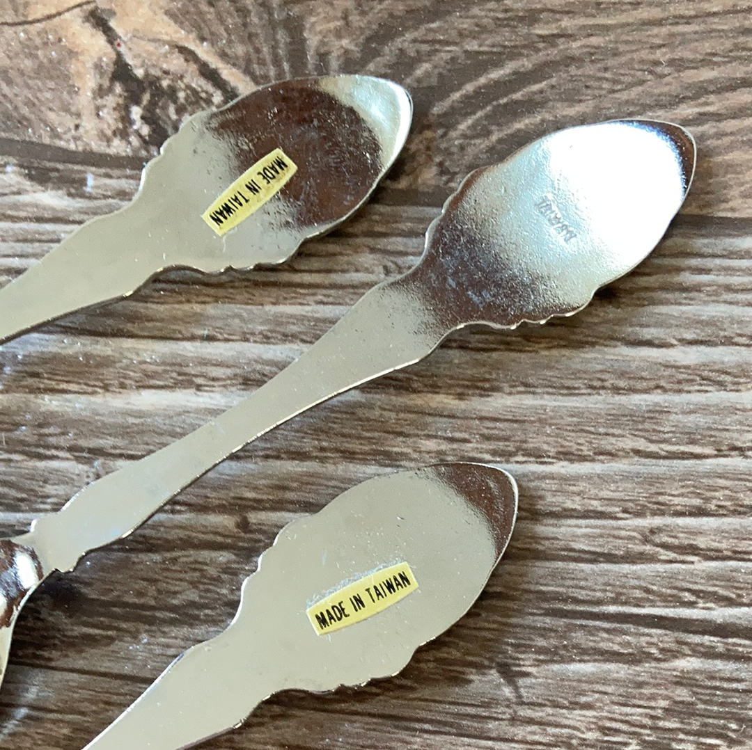 3 Vintage Hawaiian Collectible Souvenir Spoons Hawaiian Travel Gifts Instant Collection Vintage Souvenir
