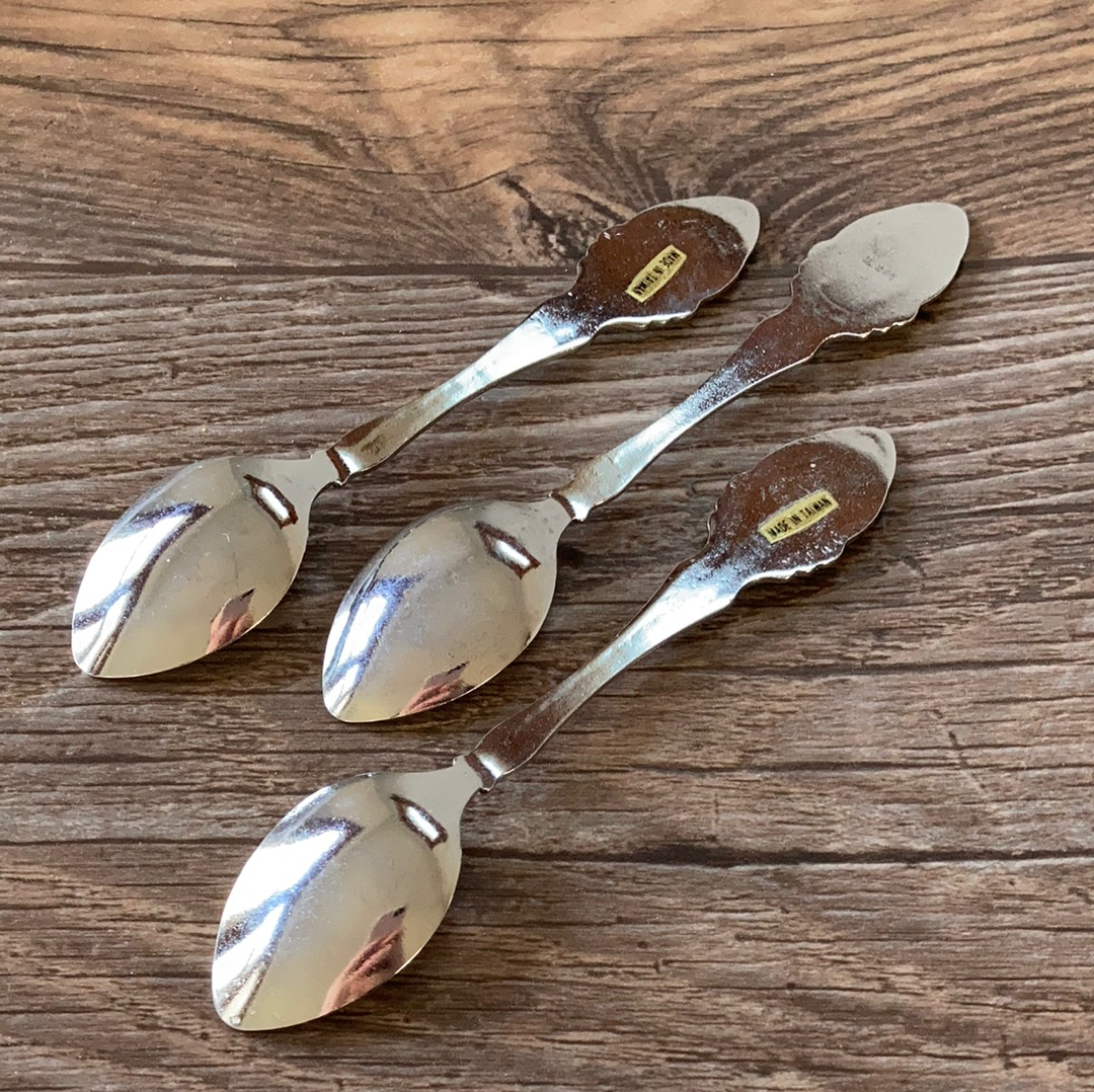 3 Vintage Hawaiian Collectible Souvenir Spoons Hawaiian Travel Gifts Instant Collection Vintage Souvenir