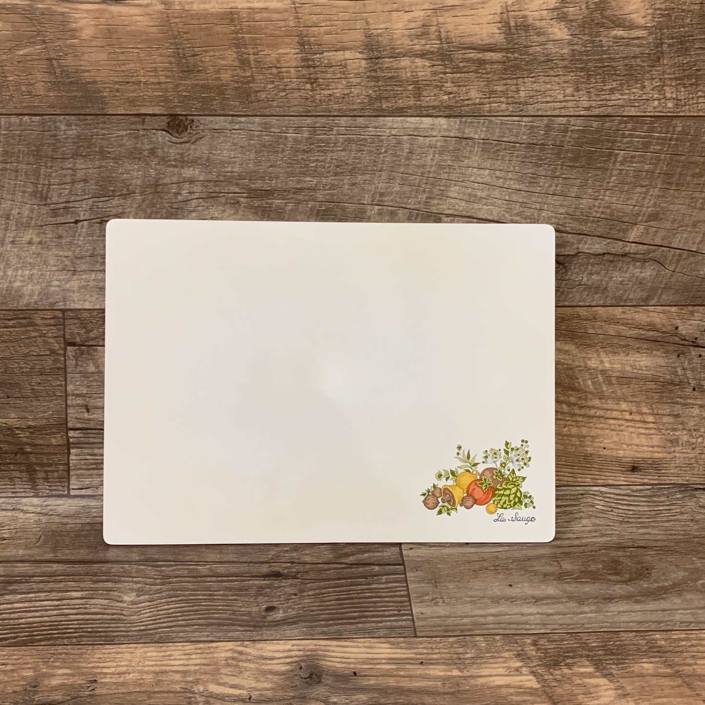 Vintage Spice of Life Cutting Board, La Sauge, Vintage Kitchenware