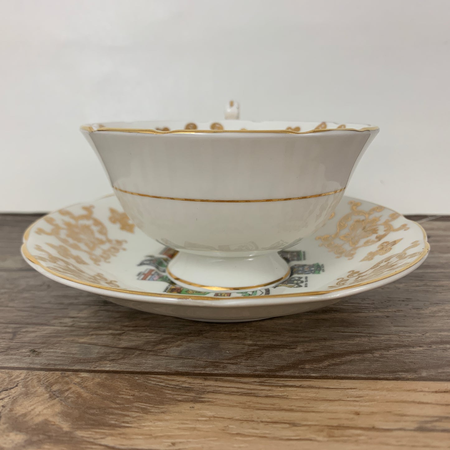 Vintage Paragon Teacup Canadian Coat of Arms