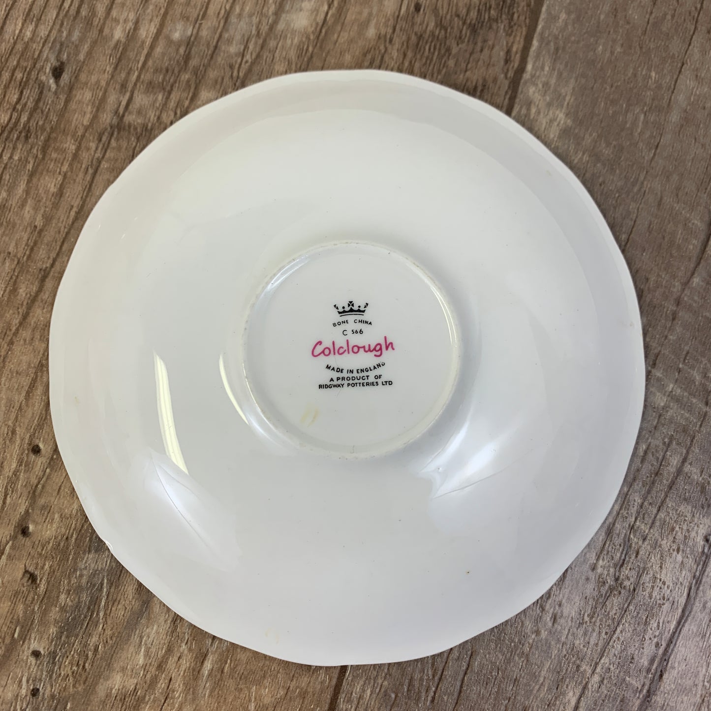 Vintage Teacup with Pink Rosebuds Colclough Bone China English Tea Cups