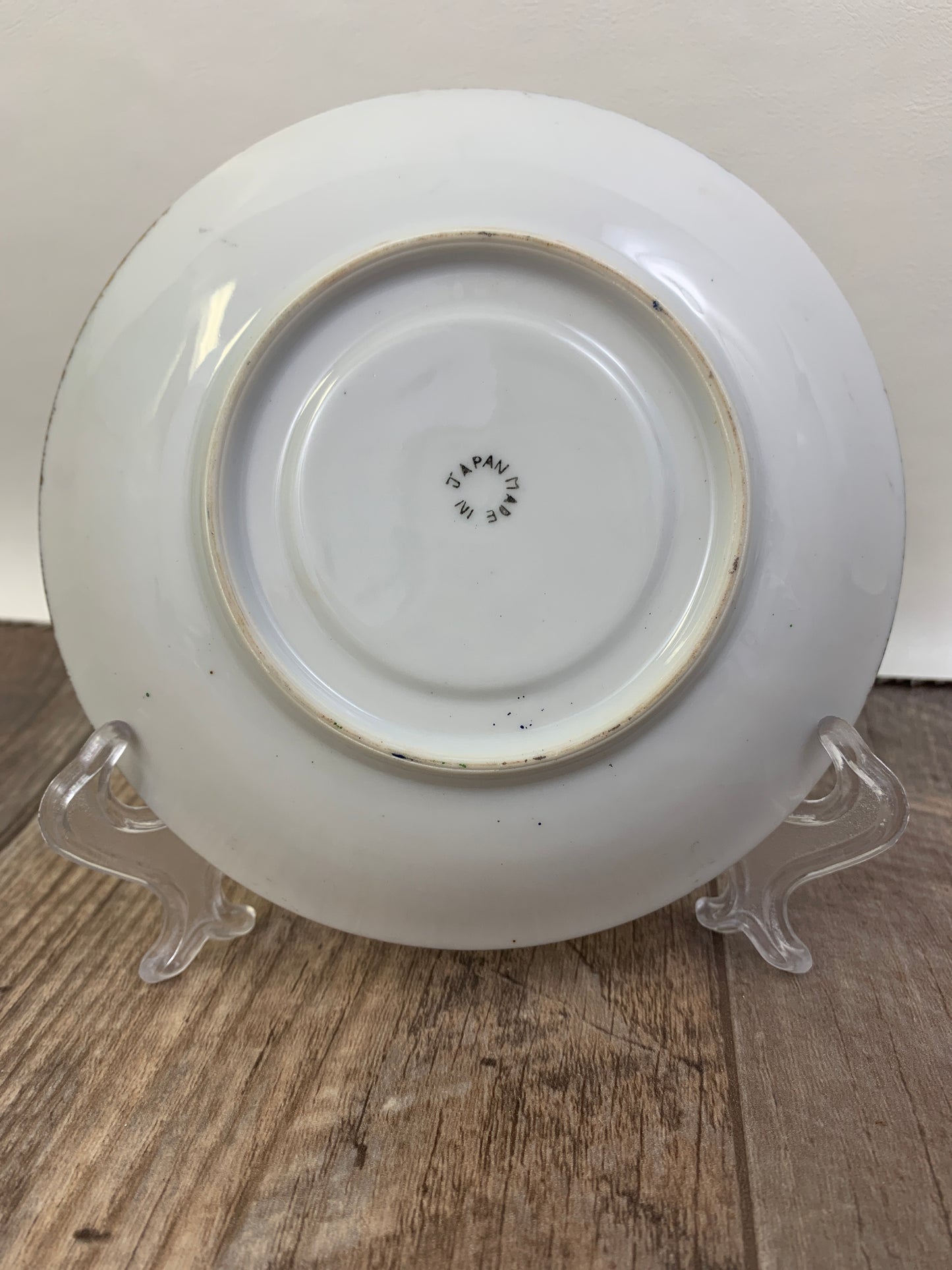 Vintage Shafford Hand Painted Teacup Blue, White and Gold